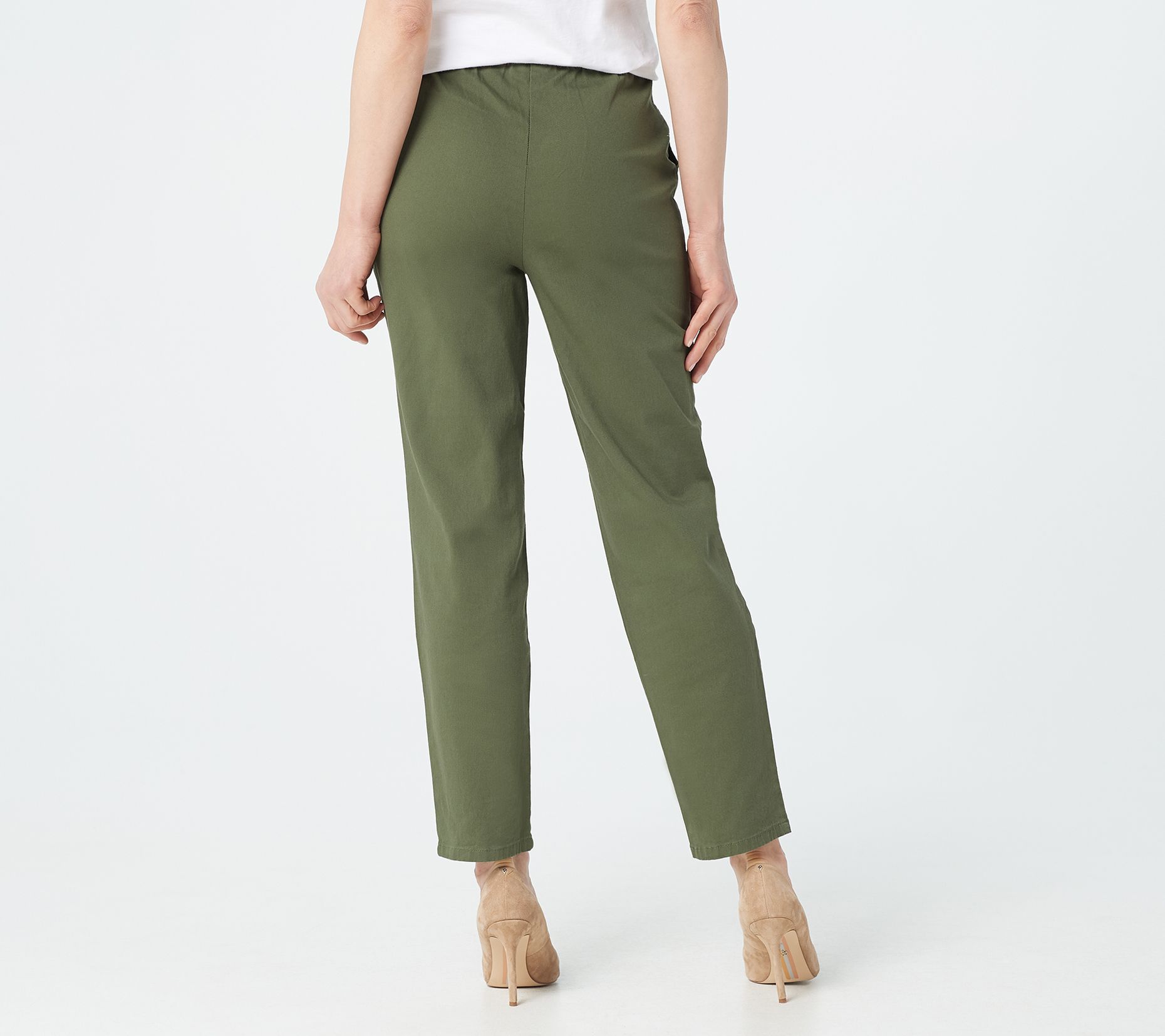 denim pants with side slits