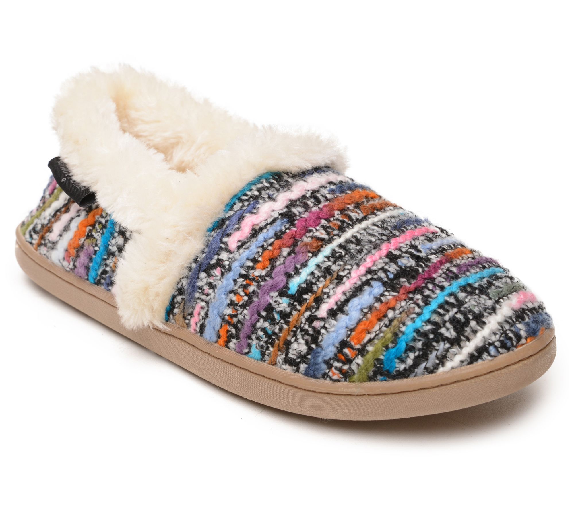Minnetonka Wome n's Dina A Line Knit Sli ppers