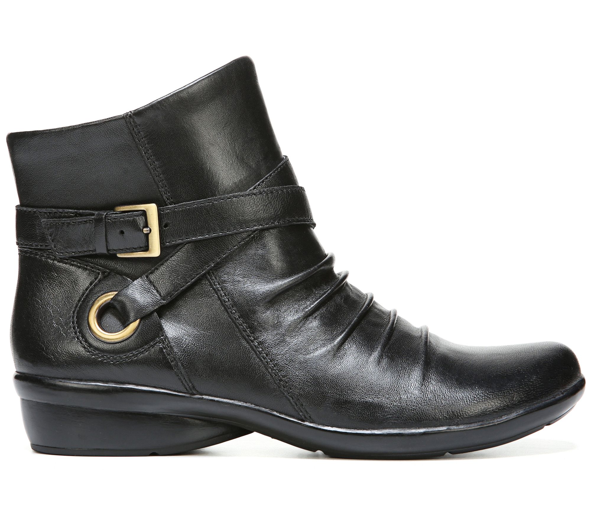 Naturalizer Leather Ankle Boots - Cycle - QVC.com