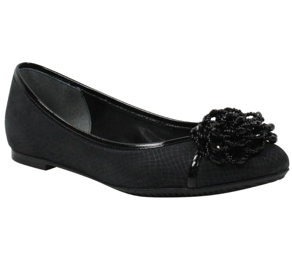 beaded ballet flats