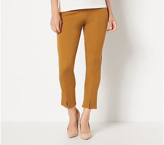 Isaac Mizrahi Live! Petite 24/7 Stretch Ankle Pant w/ Front Seam