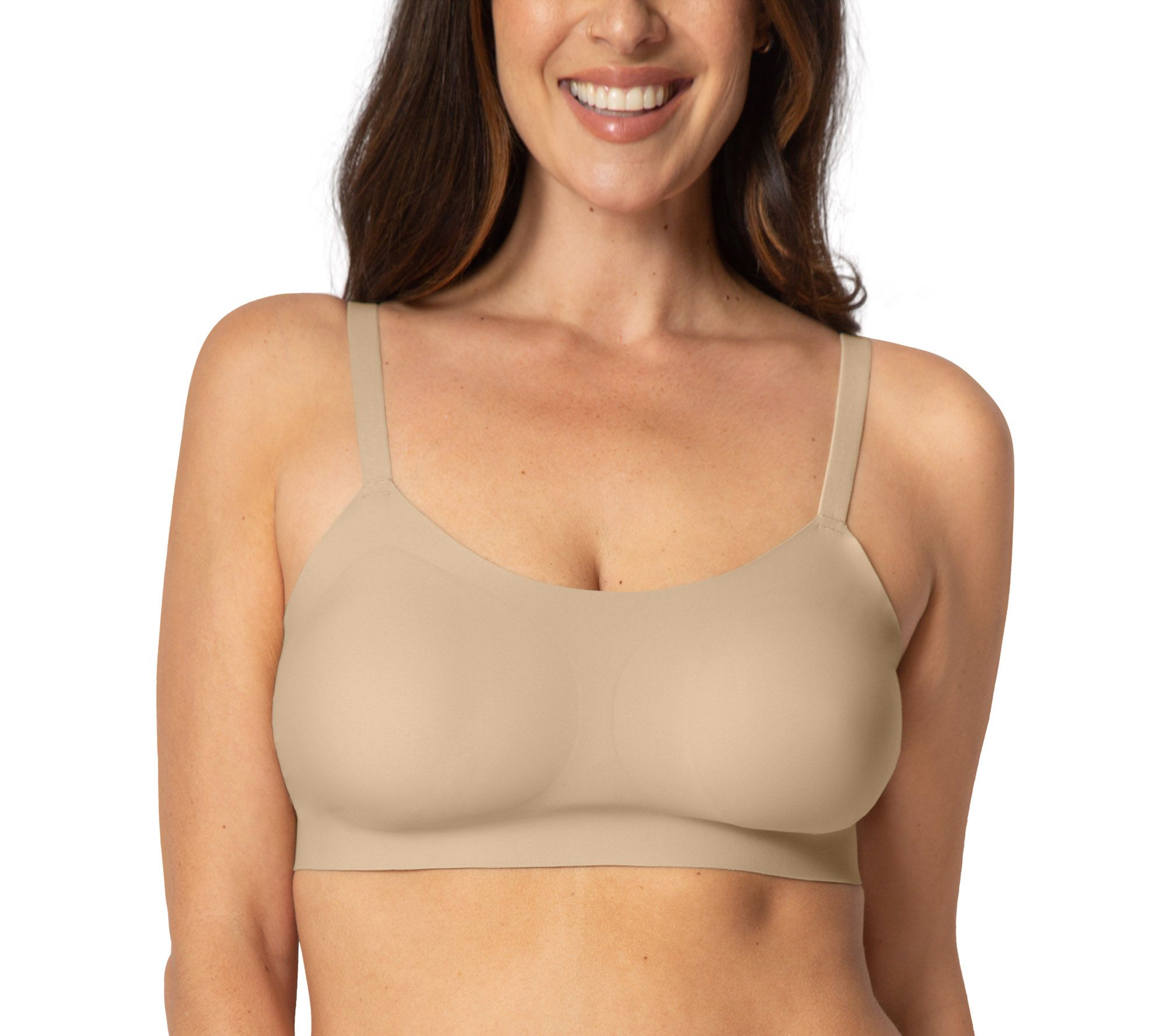 Womens Beautiful Back Underwear Seamless No Steel Ring Bra Big Breasts Show  Small Sports Bra Pack for Women, Beige, Medium : : Clothing, Shoes  & Accessories