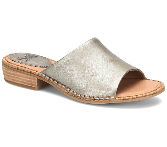Sofft Slip-On Leather Sandals - Nalanie