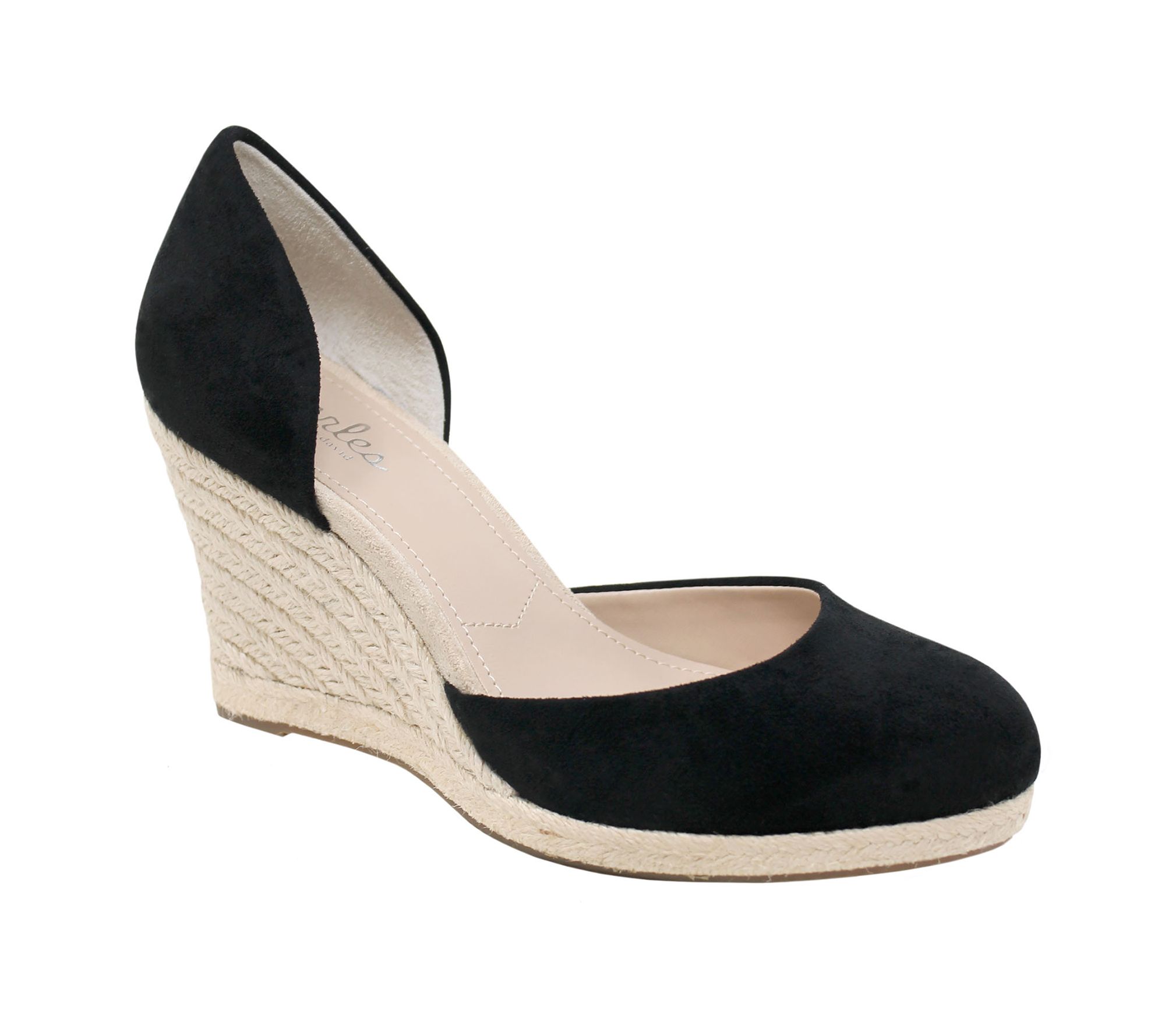 CHARLES BY CHARLES DAVID Espadrille Wedges - Santo - QVC.com