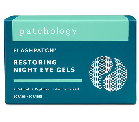 Patchology FlashPatch Restoring Night Eye Gels- 30 Pair Jar
