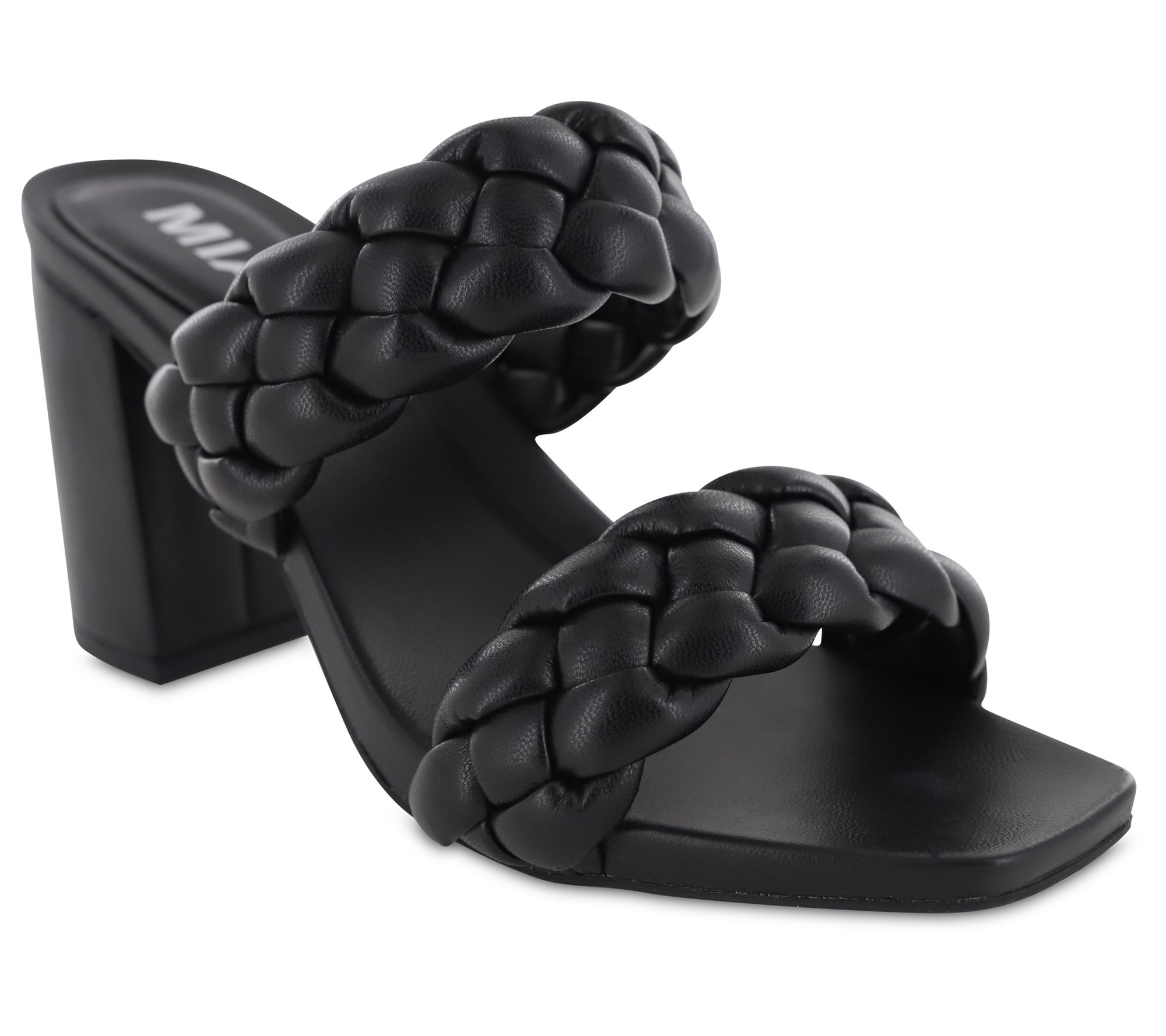 MIA Shoes Braided Heel - Maine - QVC.com