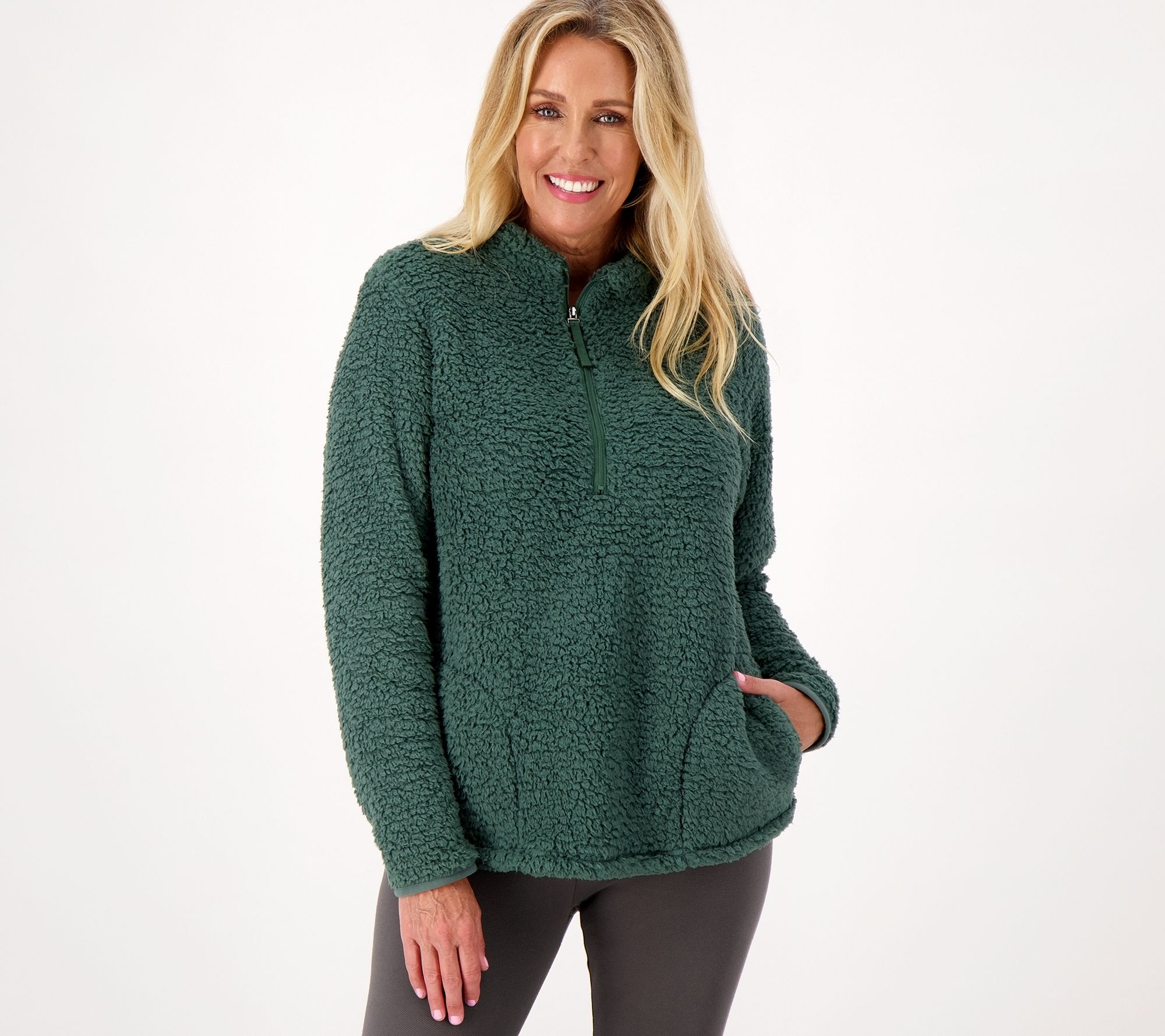 Sherpa half zip discount women's