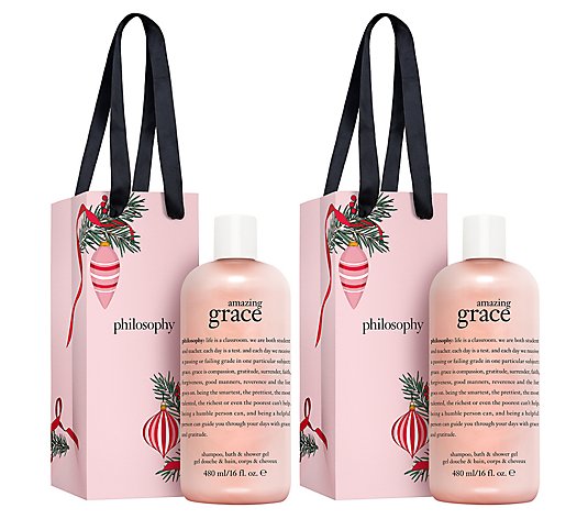 philosophy 16oz amazing grace fragrance showergel duo