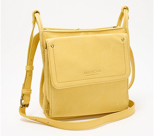 American Leather Co. Kinsley N/S Leather Crossbody