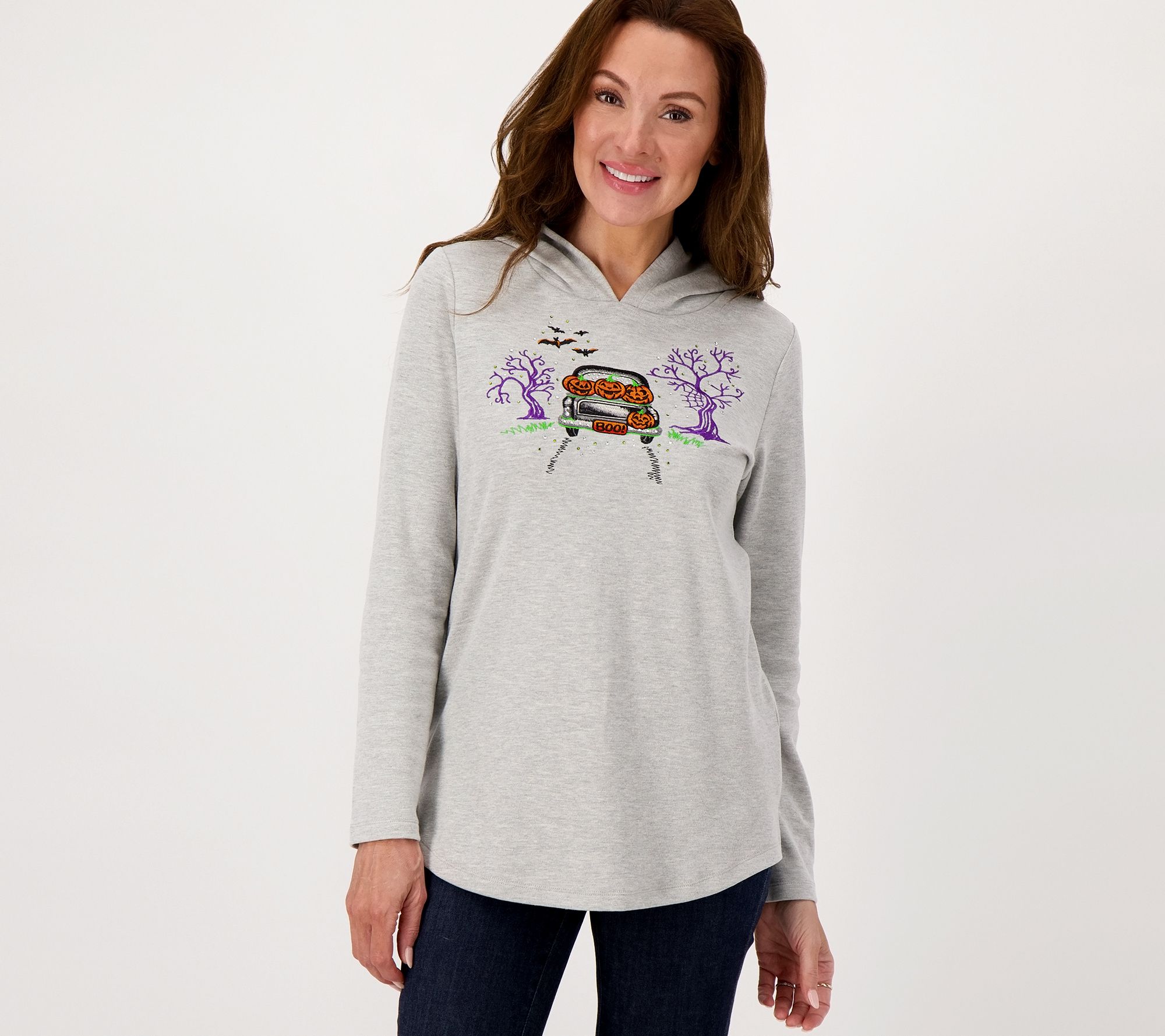 Qvc sweatshirts clearance