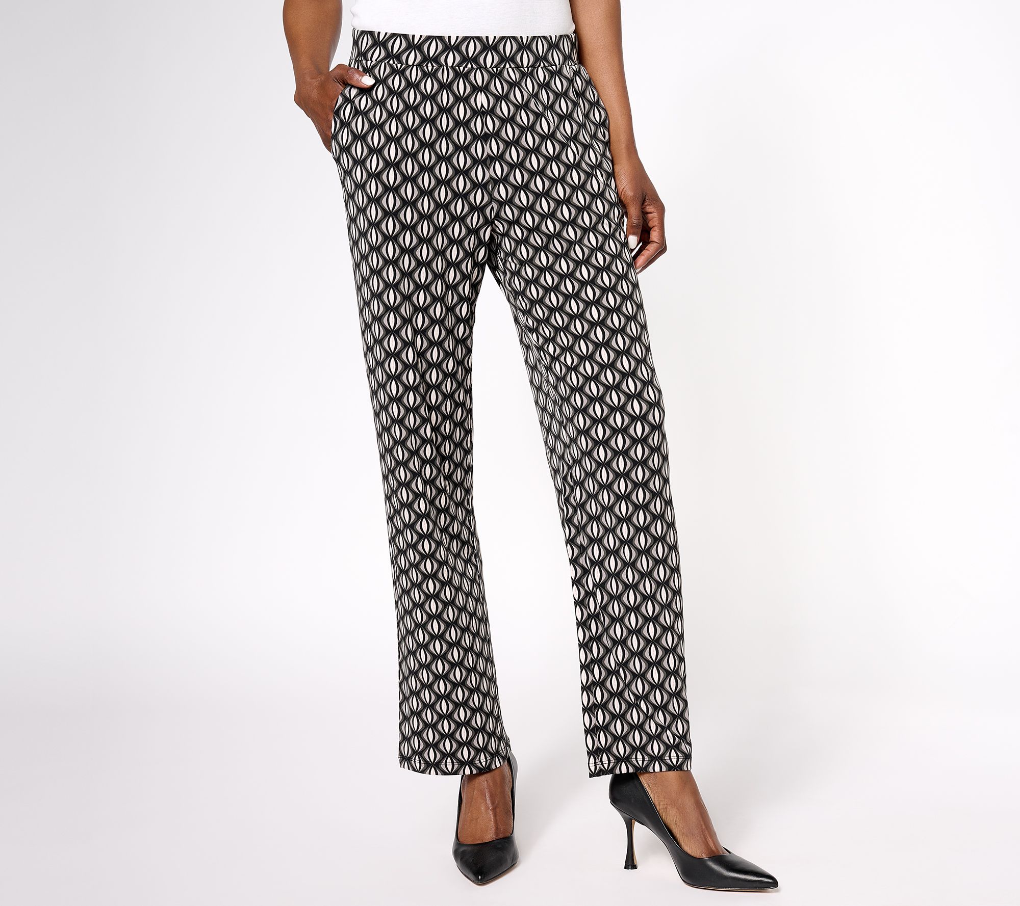 Susan Graver, Pants & Jumpsuits, Super Cute Susan Graver Leopard Print  Pants