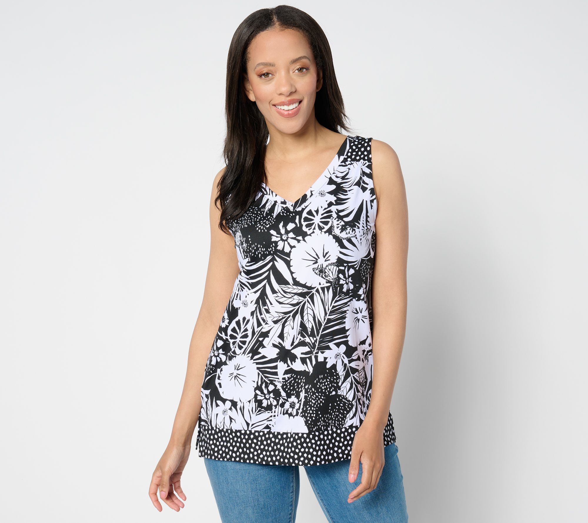 Cuddl Duds Flexwear Border Play Tank