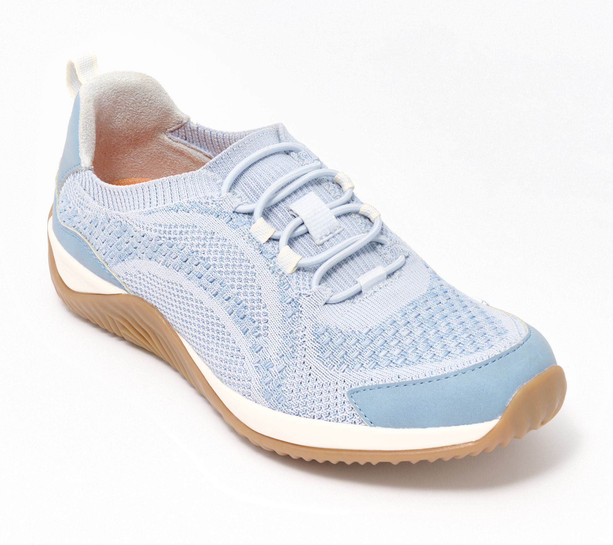 Ryka Knit Bungee Sneakers with Re-Zorb Lite - Echo Sky - QVC.com