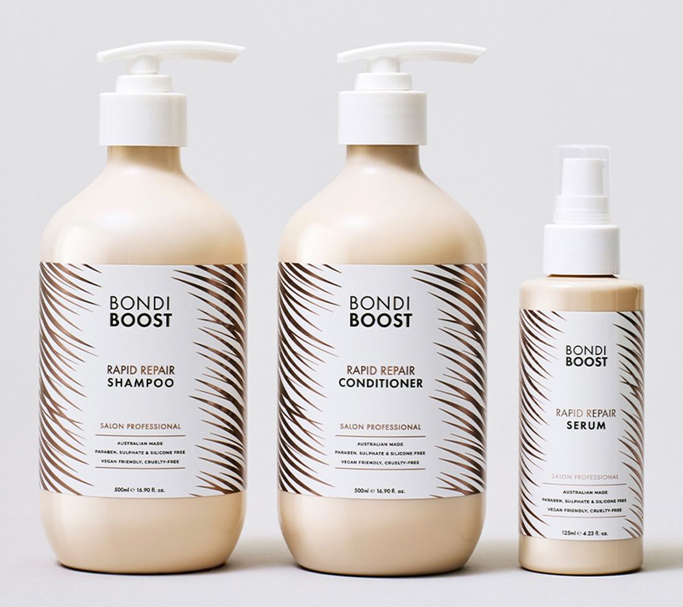 BondiBoost Rapid Repair Shampoo, Conditioner & Serum