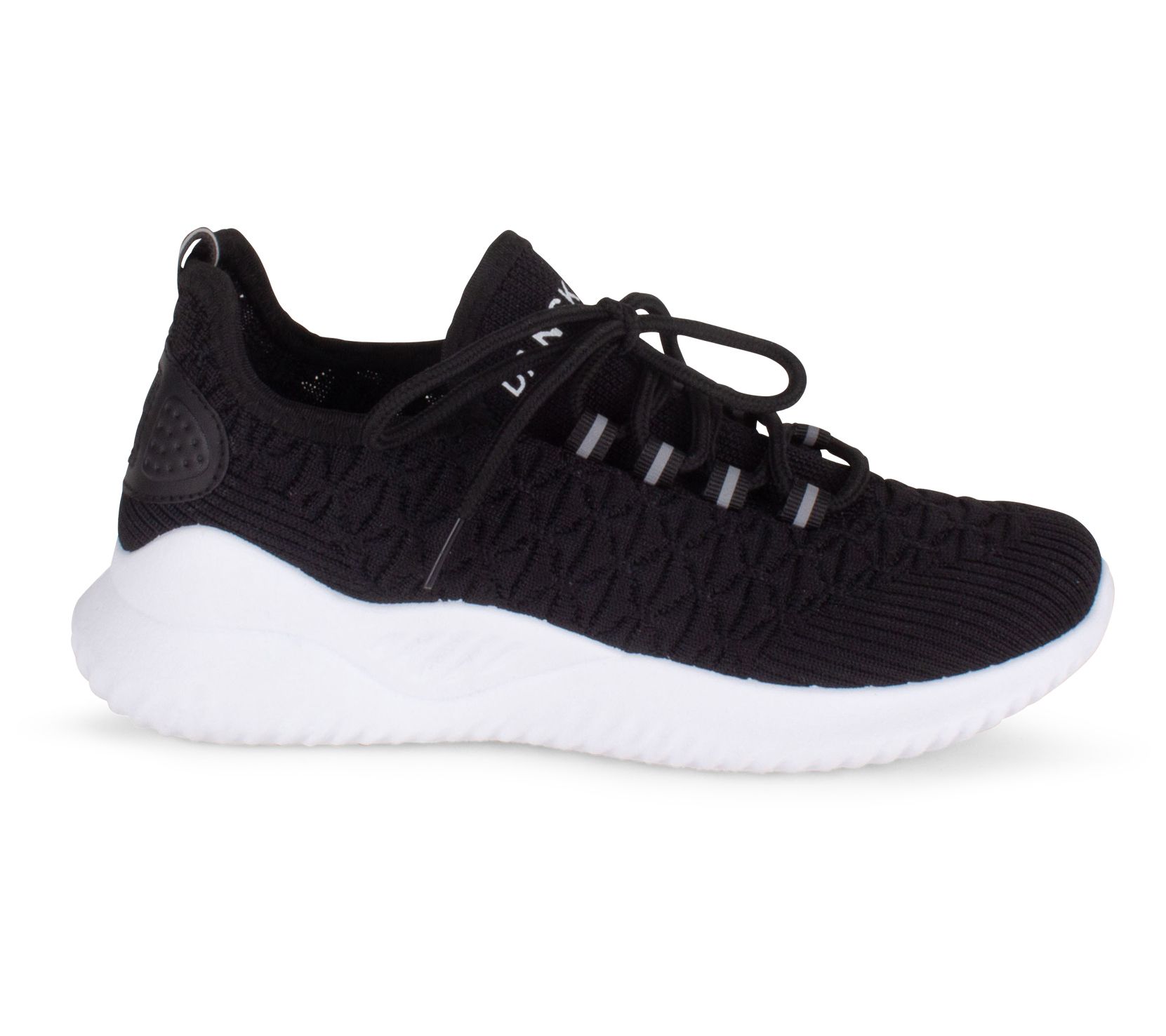 Danskin Knit Lace Up Sneaker - Stunt - QVC.com