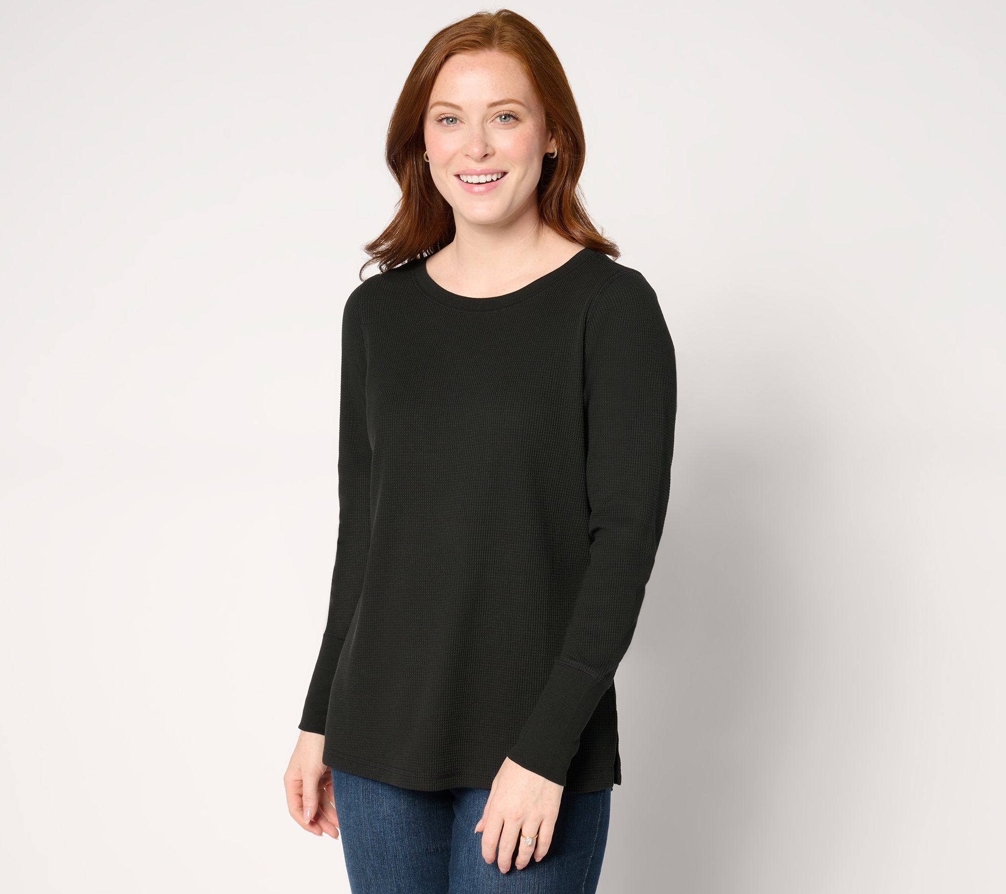 Belle by Kim Gravel Baby Waffle Long-Sleeve Cuff Top
