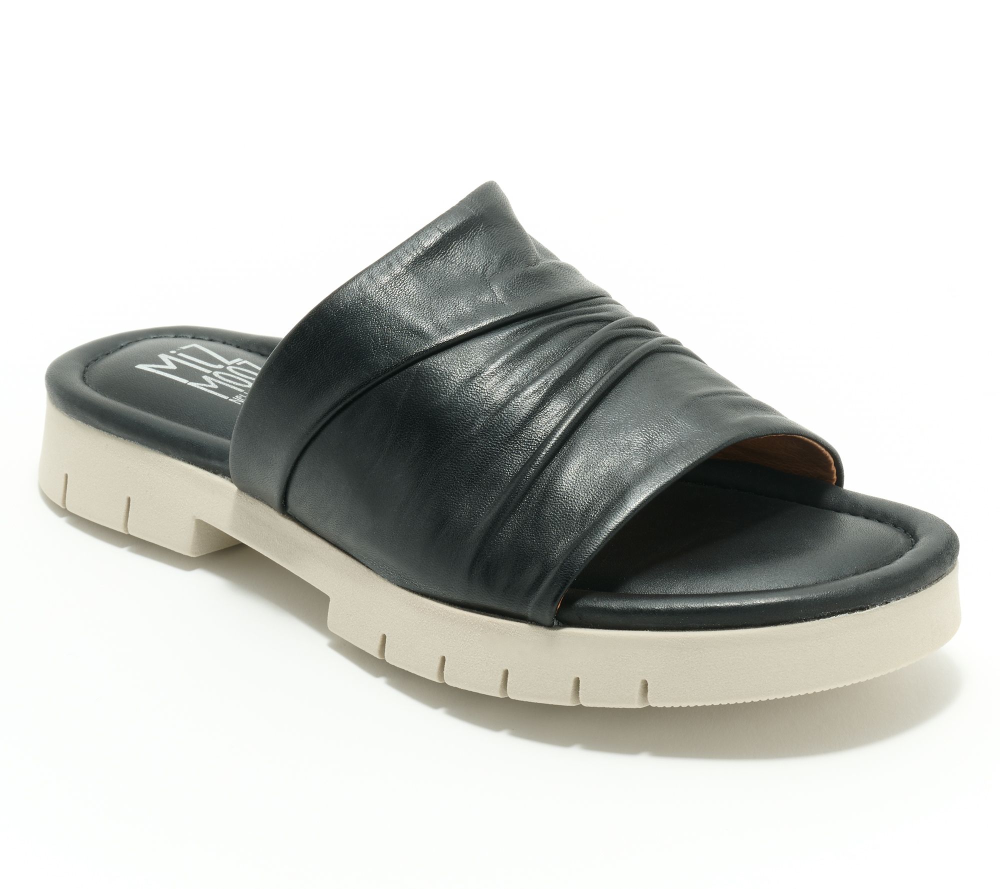 "As Is" Miz Mooz Leather Slide Sandals- Claribel