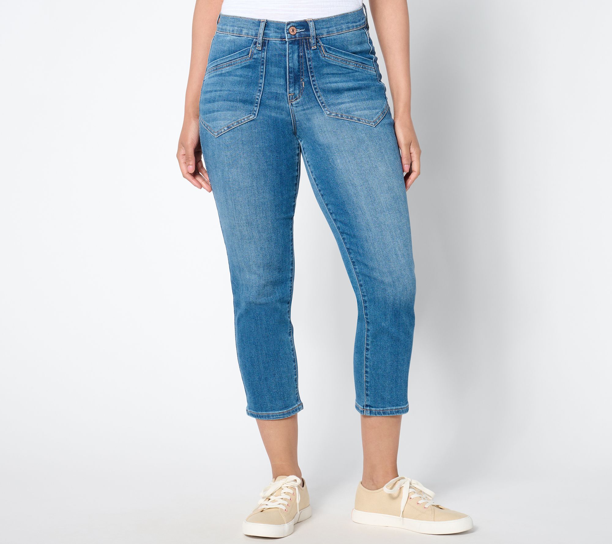 "As Is" nicole by Nicole Miller Regular Cropped Soho High Rise Jean
