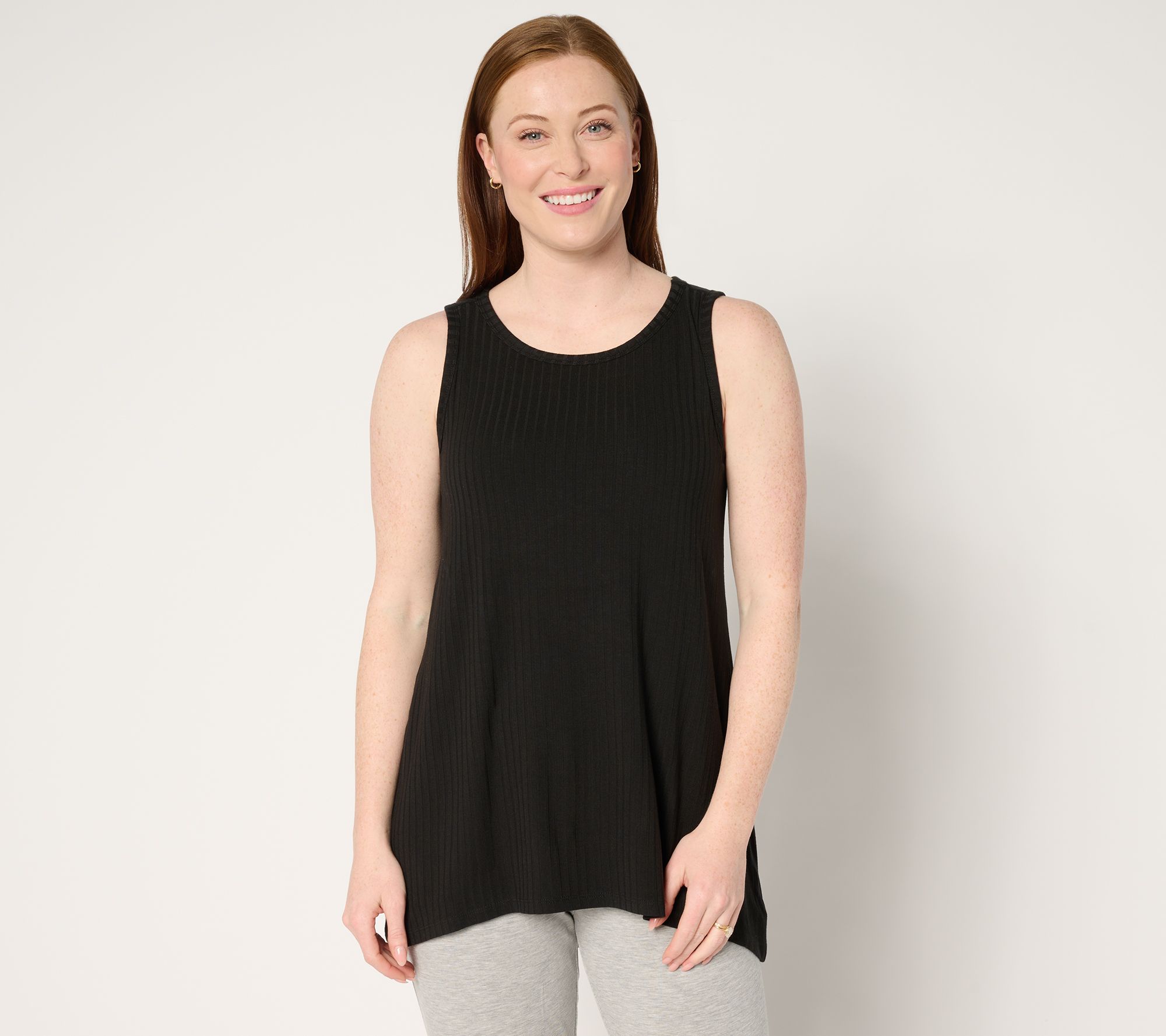 Modern Soul Radiant Rib High Neck Swing Tank with Support System