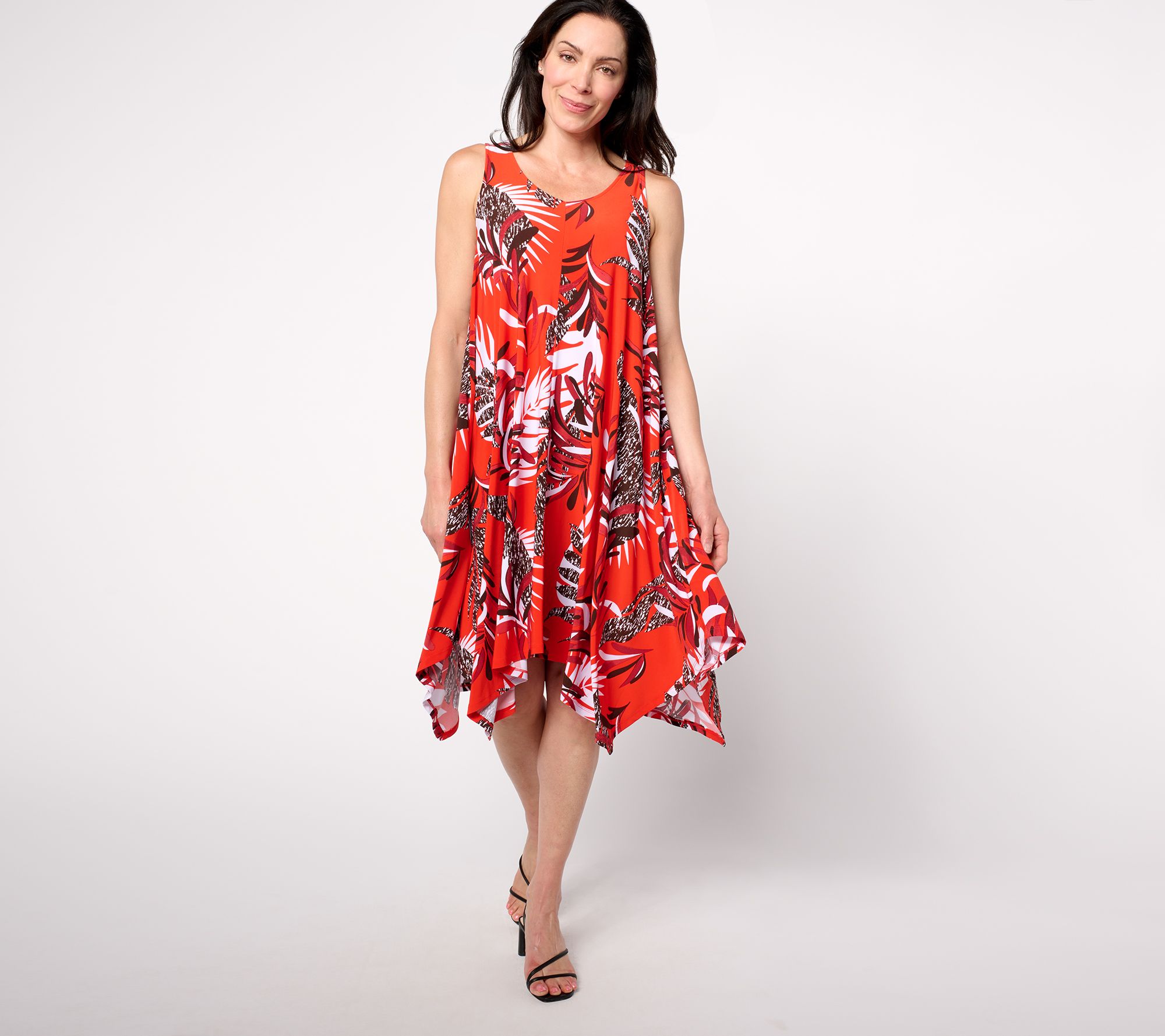 Attitudes by Renee Regular Como Jersey Swing Dress