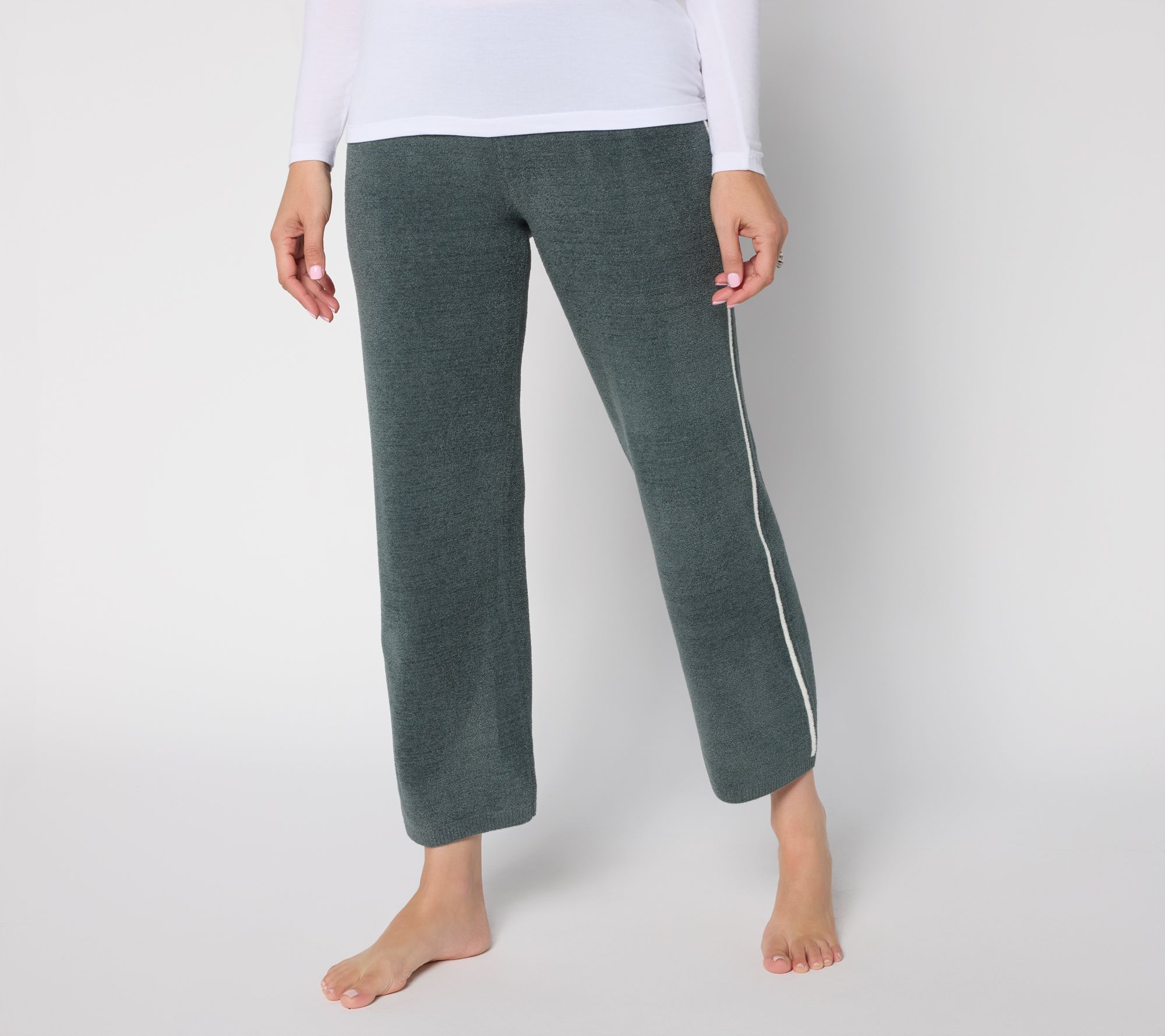 Barefoot Dreams CozyChic Ultra Lite Contrast Stripe Ankle Pant