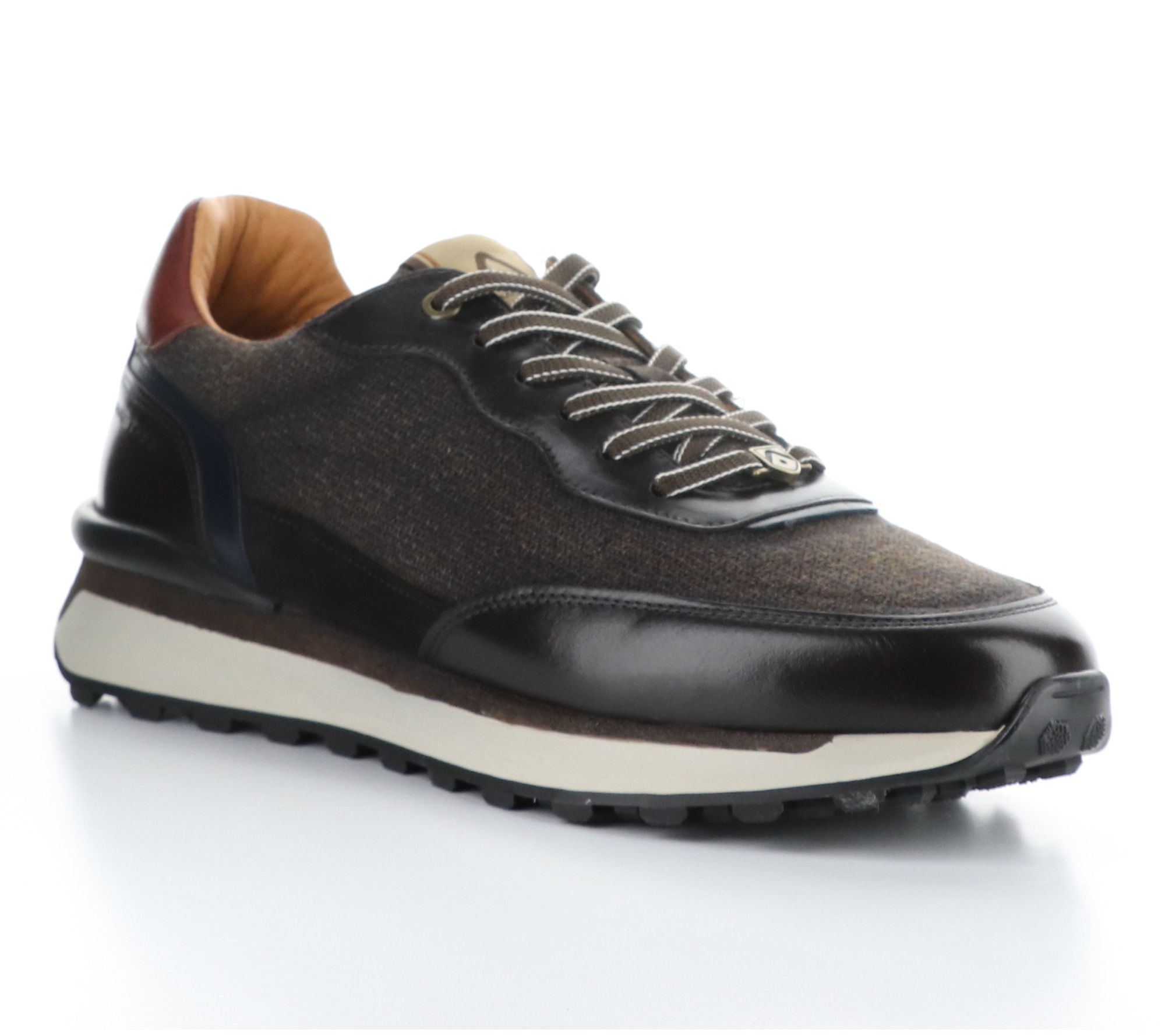 Ambitious Leather/Textile Lace Up Men's Sneaker