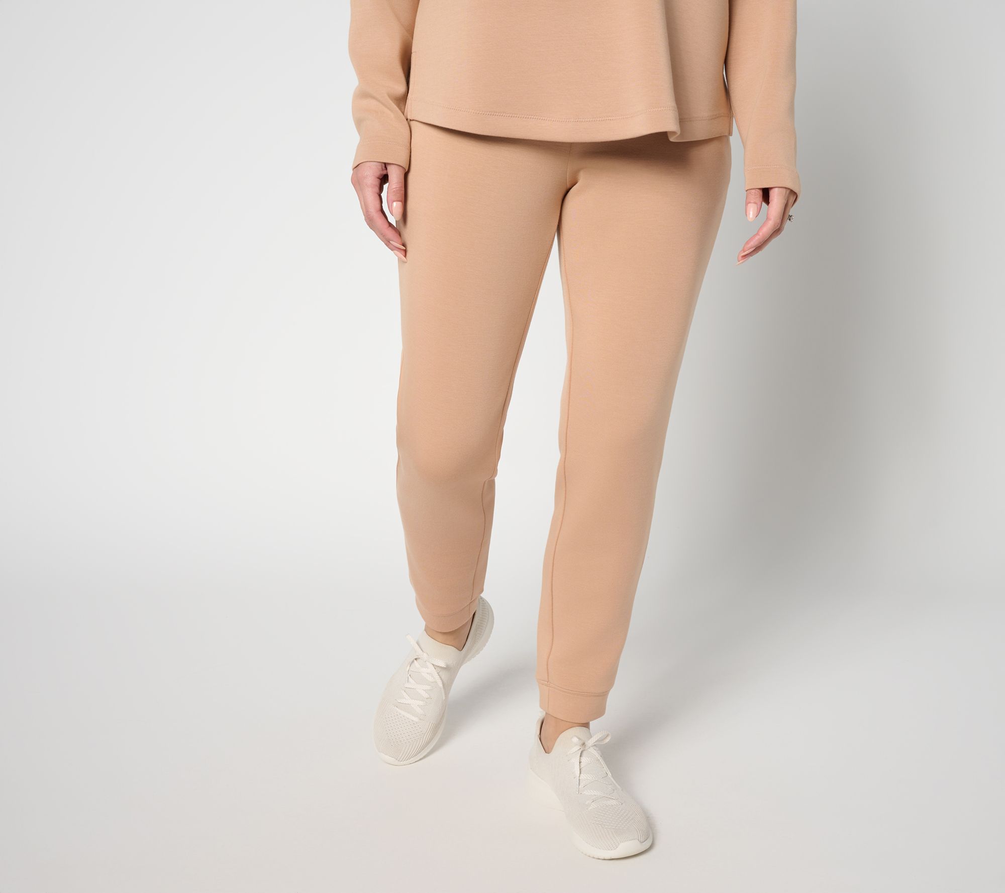 Martha Stewart Signature Reg Comfort Stretch Knit Tapered Ankle Pants