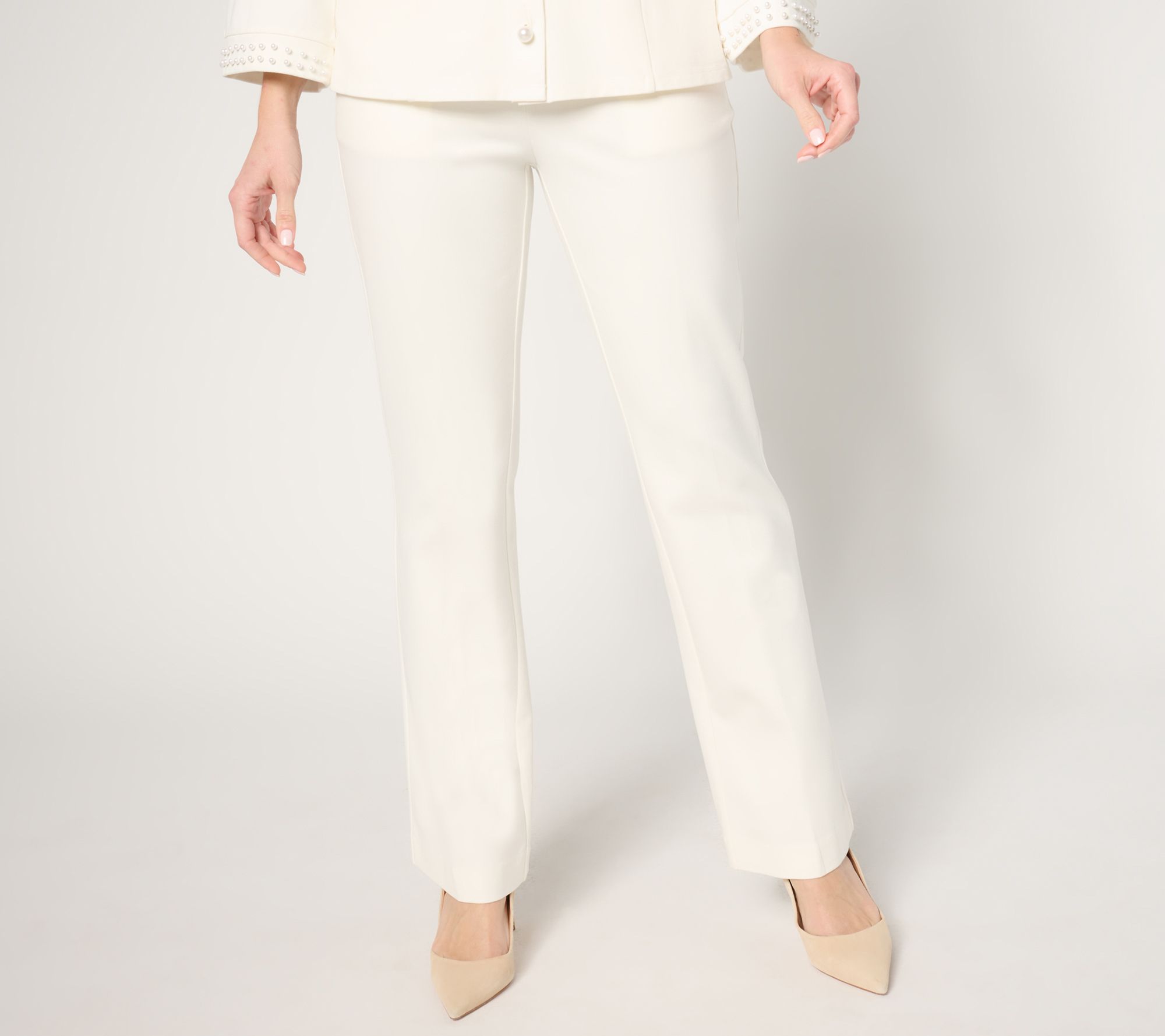 "As Is" BEAUTIFUL by Lawrence Zarian Pet Pull On Tailored Pant