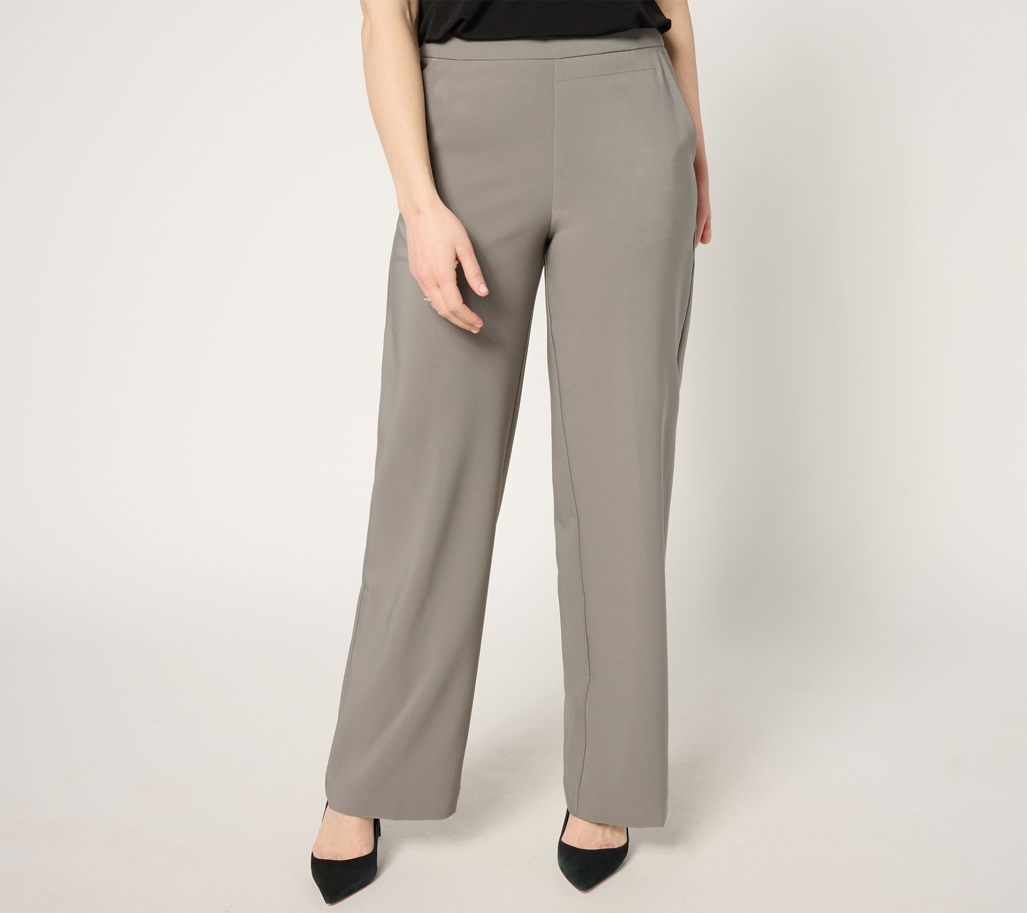 "As Is" by Stacy London Reg Straight Leg Full Length Pant