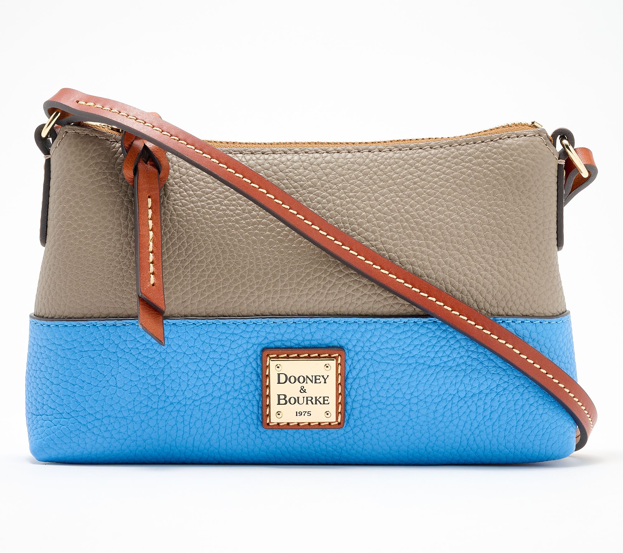 "As Is" Dooney & Bourke Colorblock Pebble Leather Izzy Bag