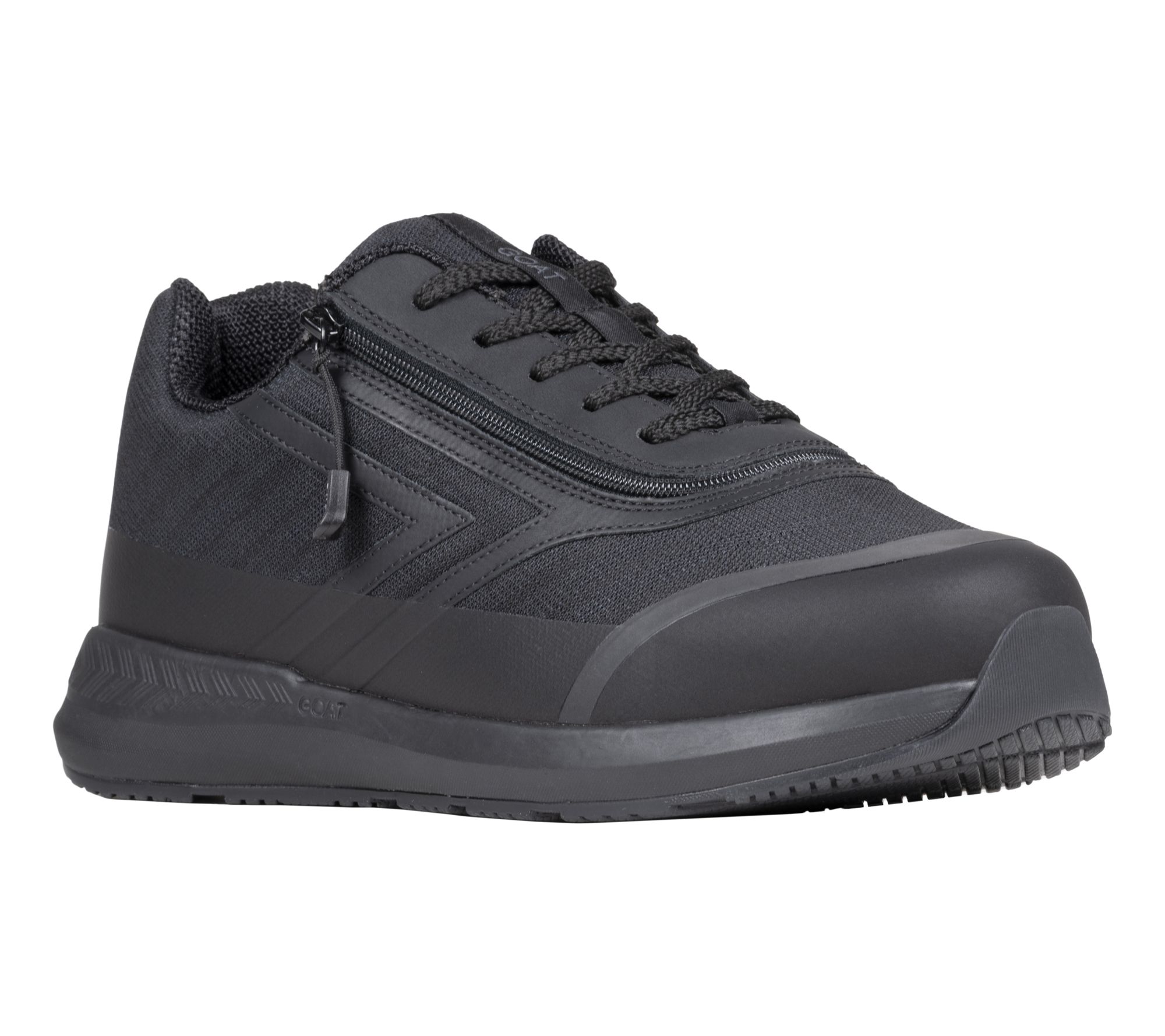 BILLY Footwear zip-on Men's Black to the FloorGoat
