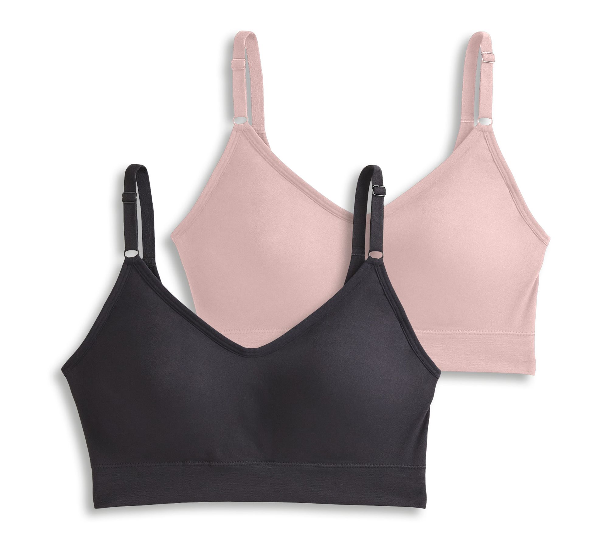 Jockey Set of 2 Seamfree Back Smoothing Cami Strap Bras