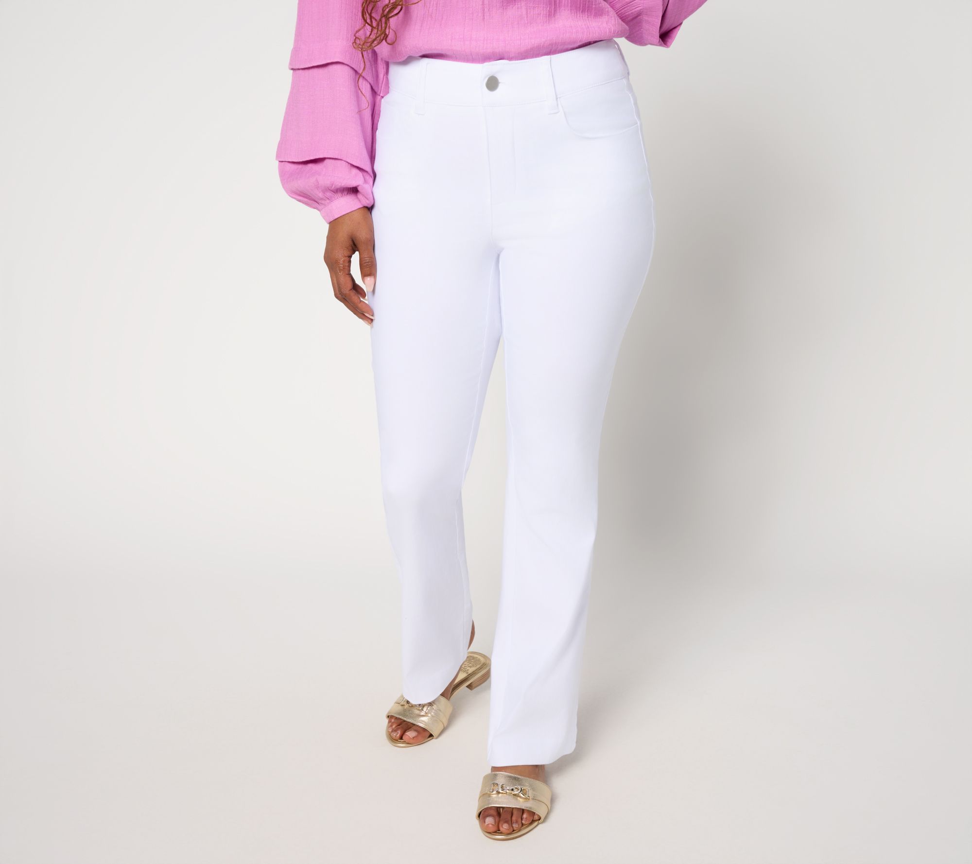 "As Is" nicole by Nicole Miller Regular Stretch Five Pocket Trouser