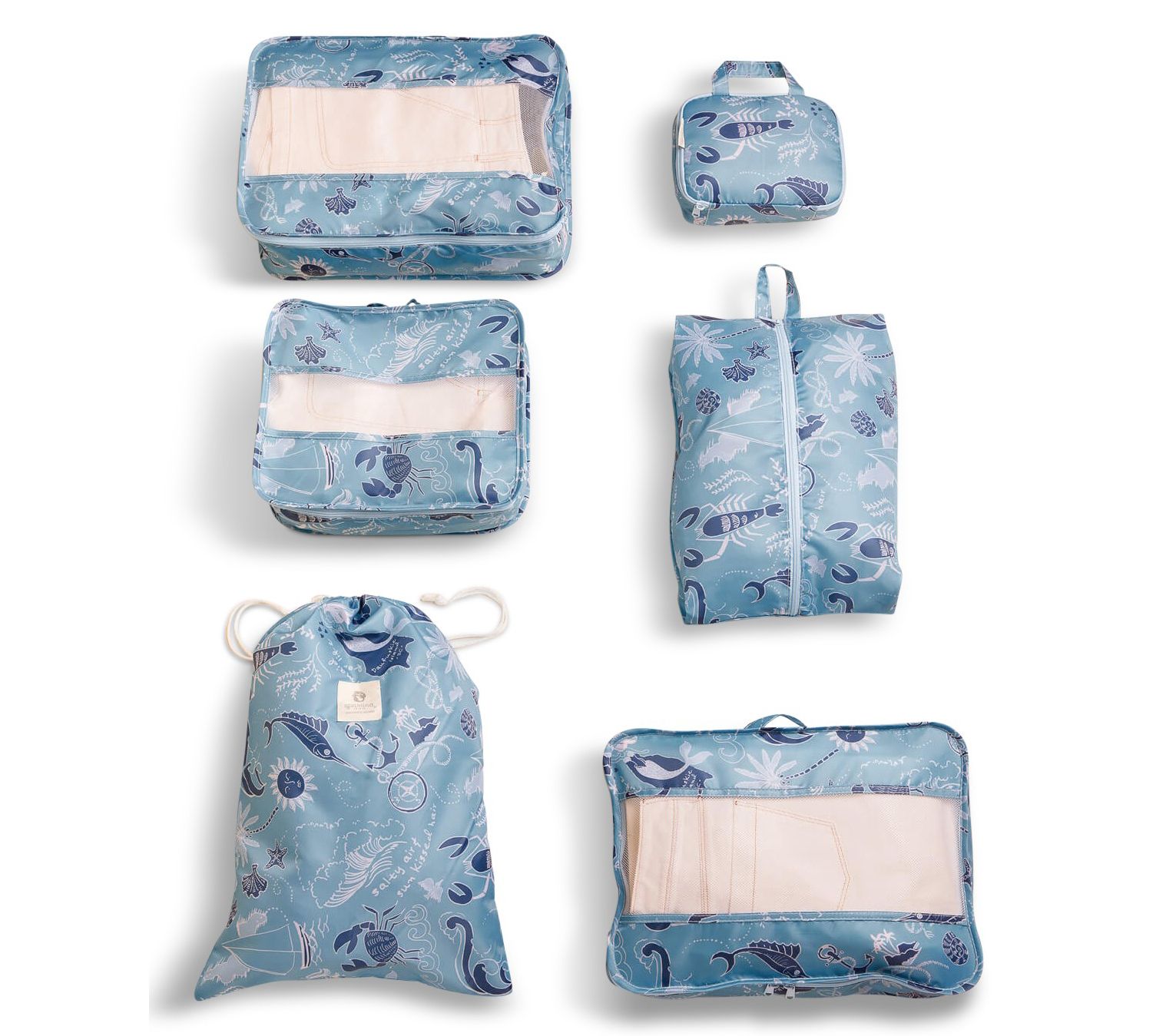 Spartina 449 6-Piece Packing Cube Set