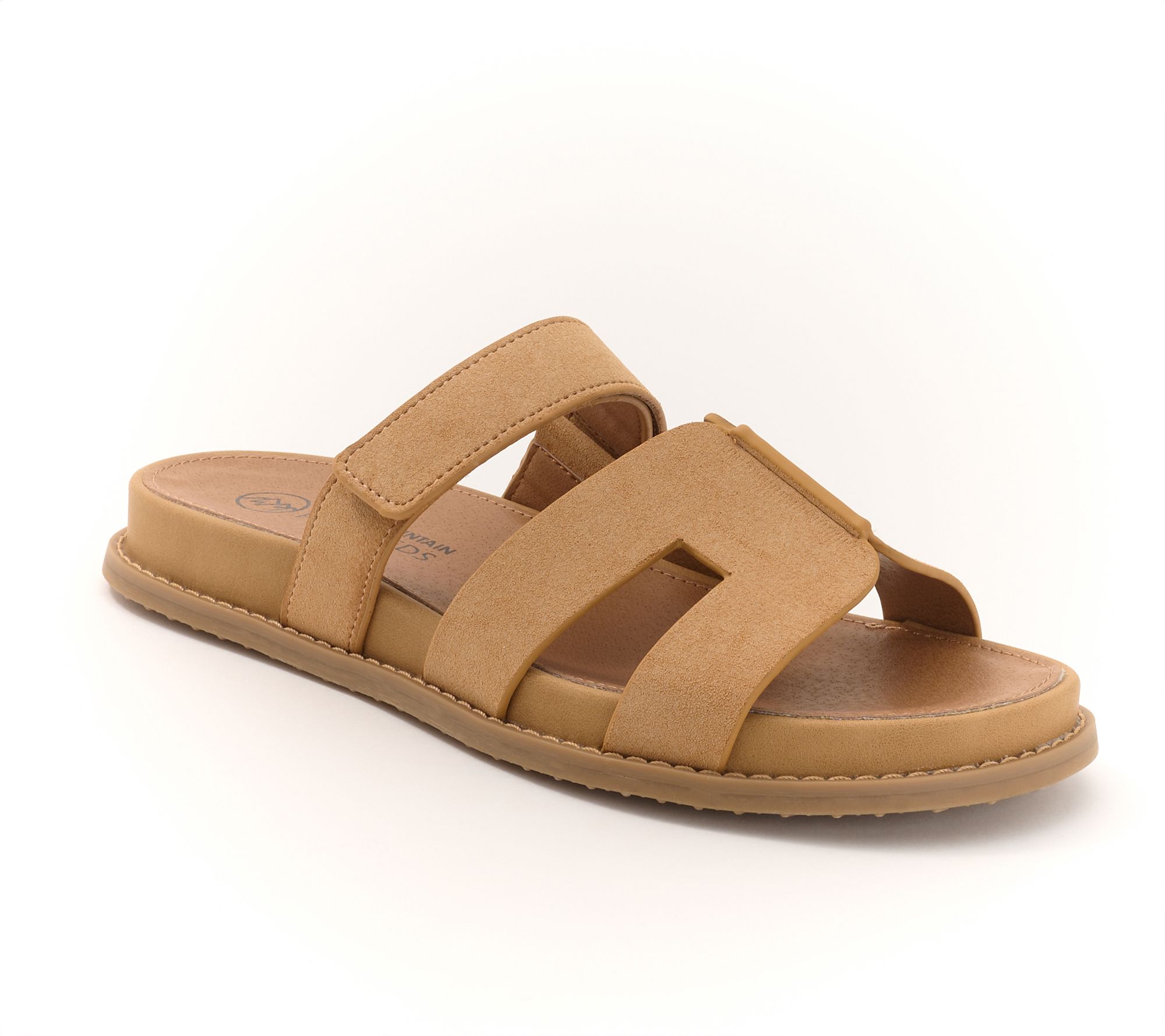 White Mountain Adjustable Slide Sandals - Mazi