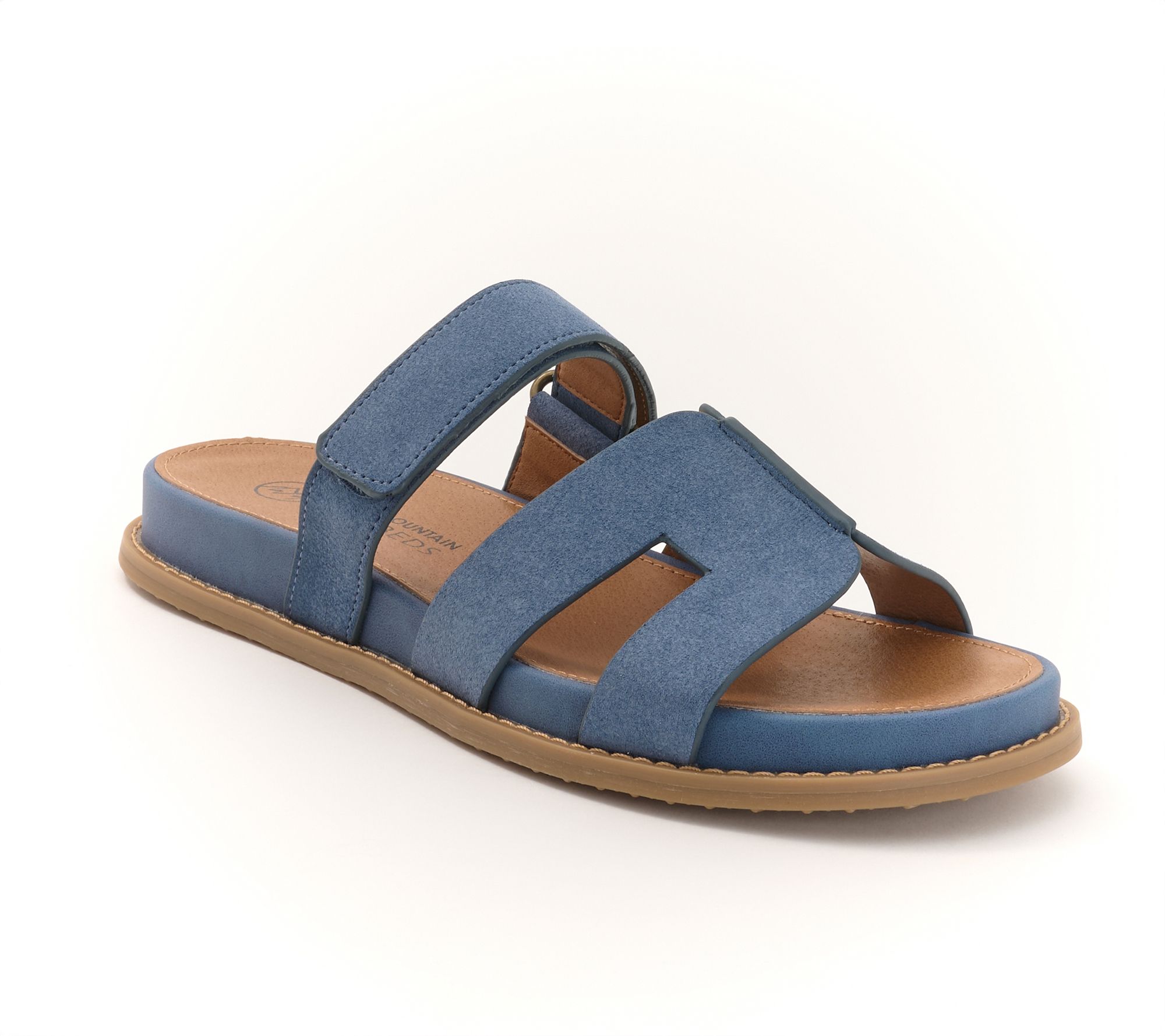 White Mountain Adjustable Slide Sandals - Mazi