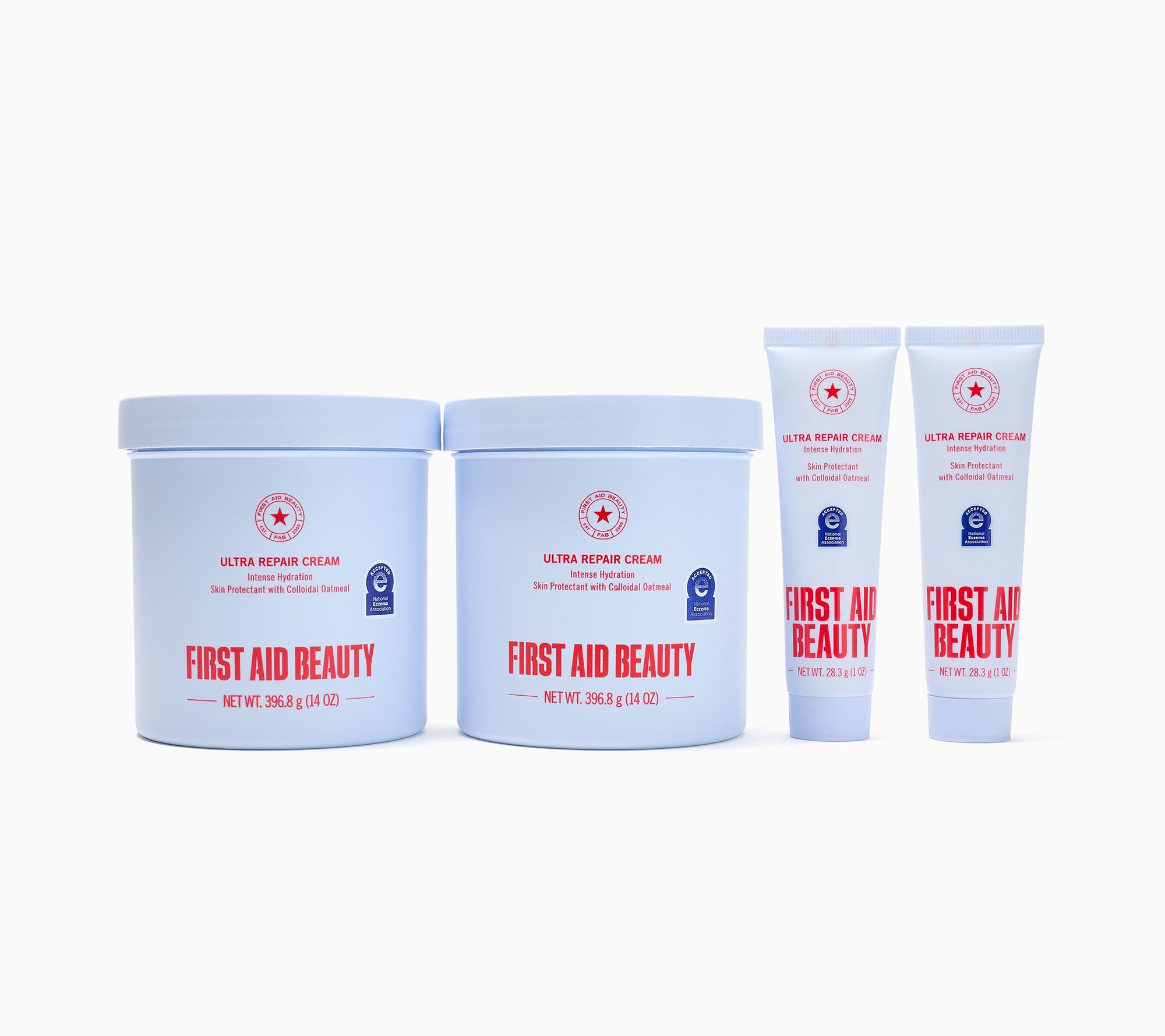 First Aid Beauty 14oz Ultra Repair Cream Duo w/ (2) 1oz Minis