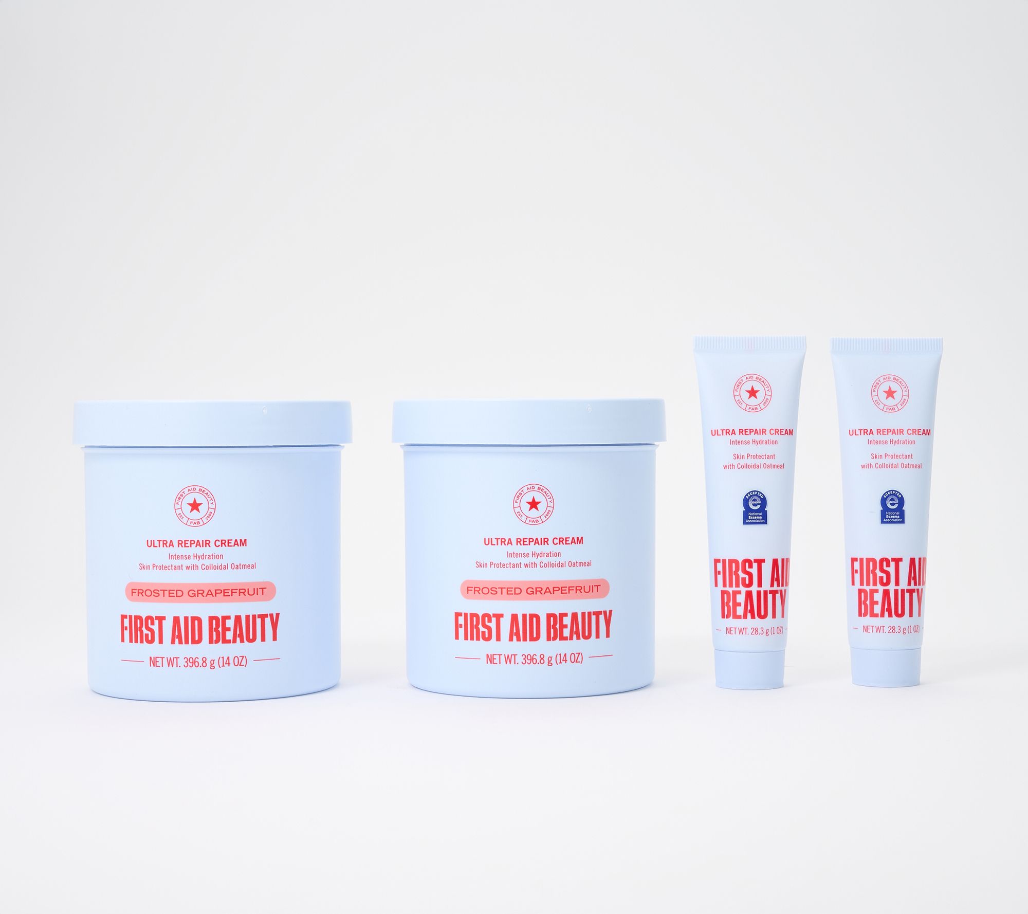 First Aid Beauty 14oz Ultra Repair Cream Duo w/ (2) 1oz Minis