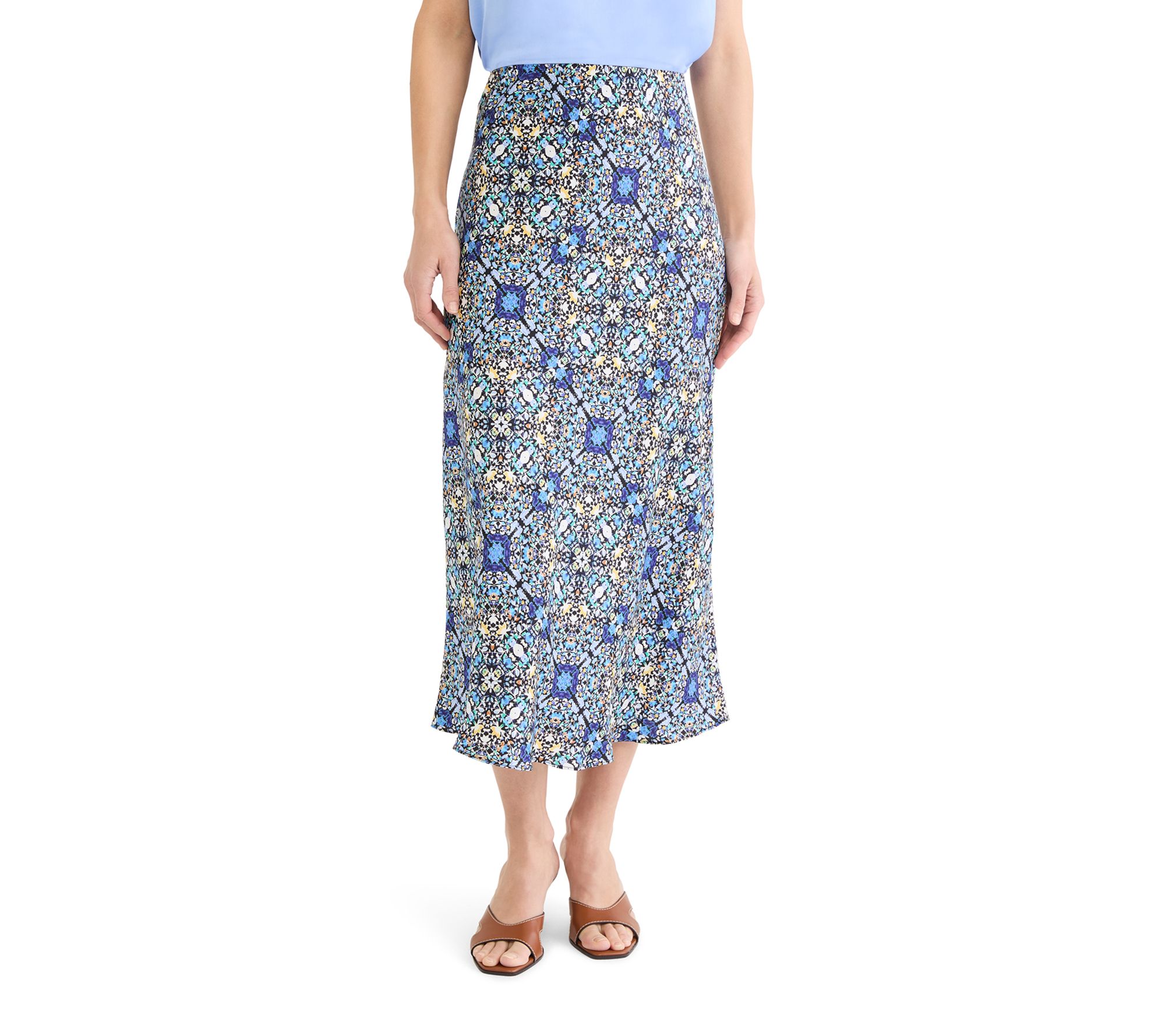 NIC+ZOE Filagree Tile Slip Skirt