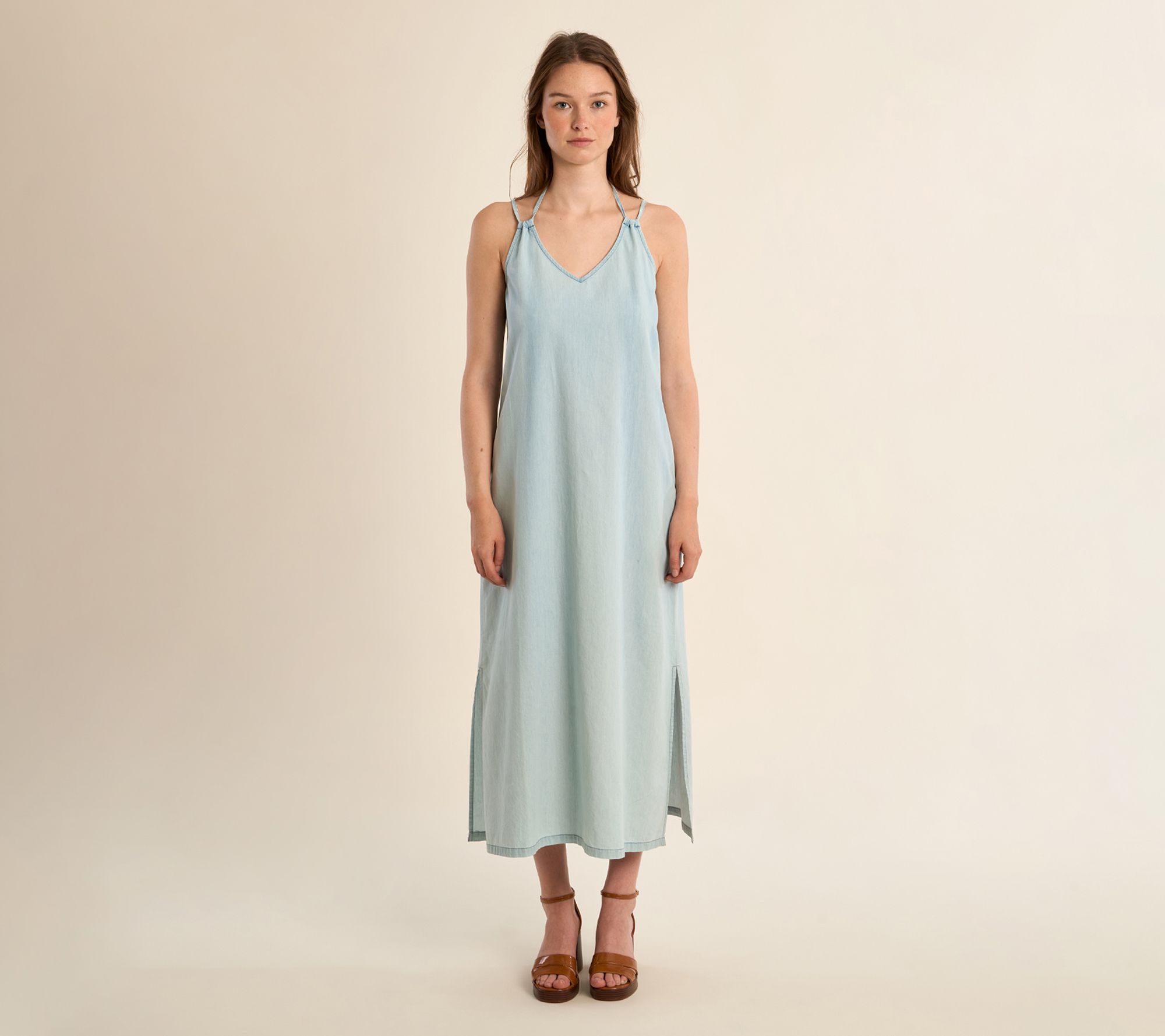 Molly Bracken Side Slit Maxi Dress