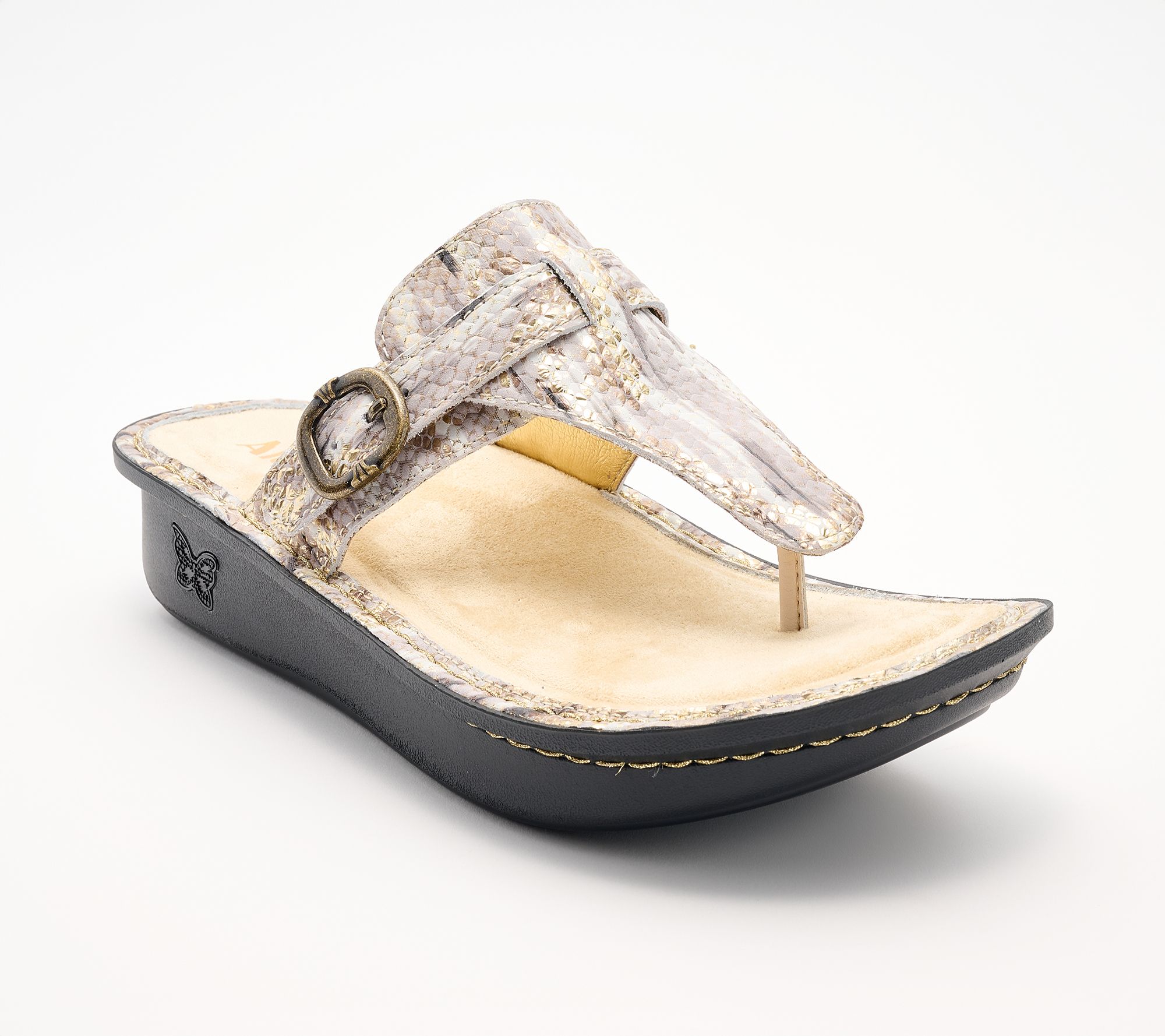 "As Is" Alegria Adjustable Thong Sandals- Kennedi