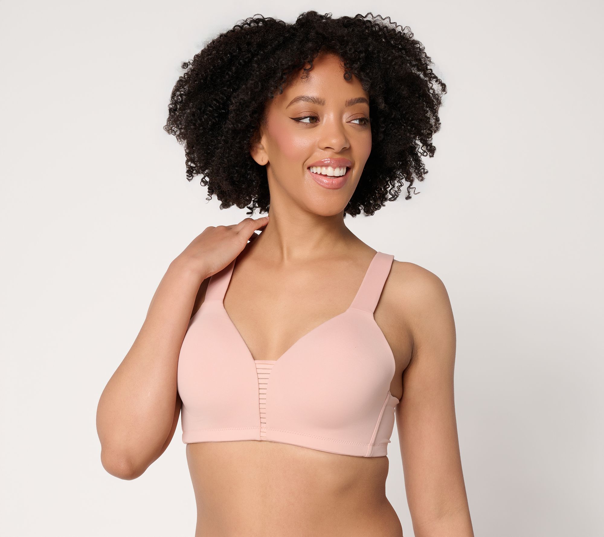 "As Is" Breezies Lazy Day Seamless WirefreeContour Support Bra