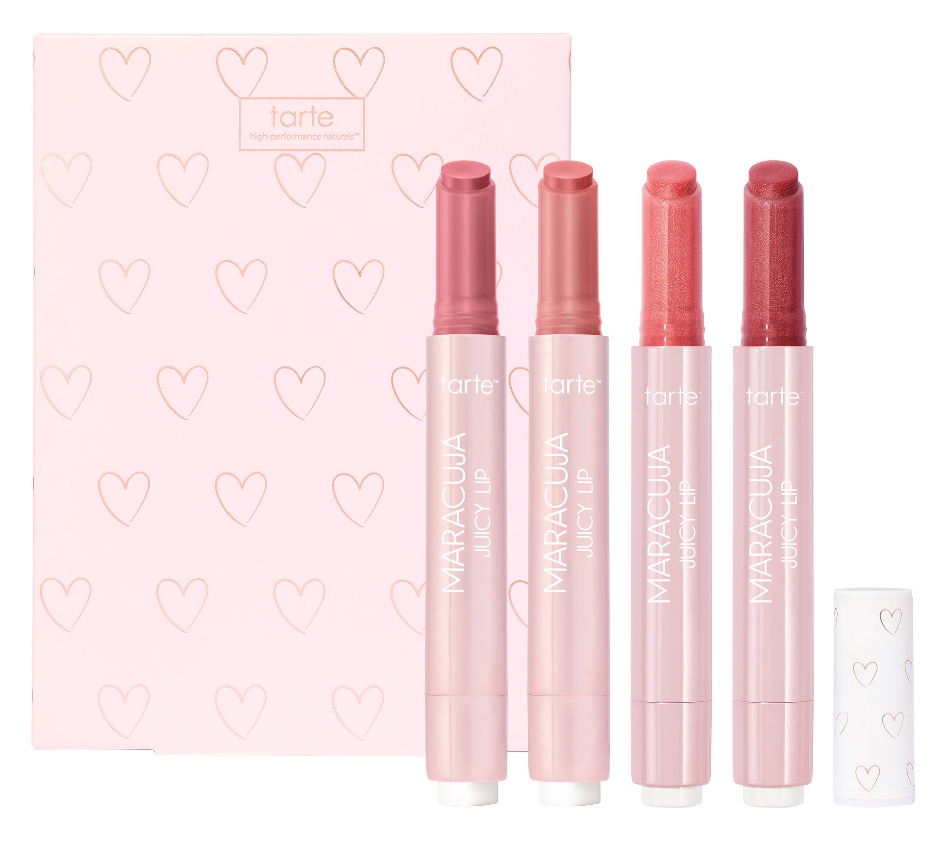 tarte all wrapped up maracuja juicy lip plump 4pc lip wardrobe