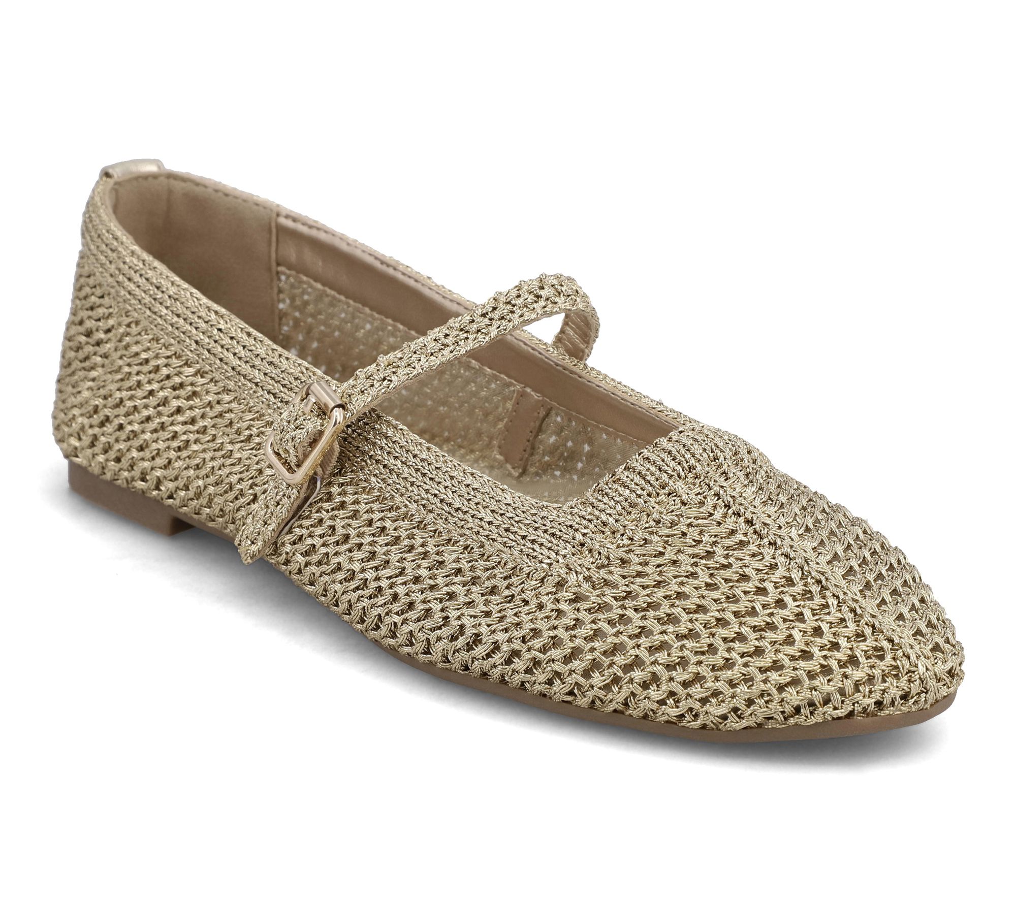 MiA Billa Crochet Mary Jane Flats
