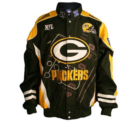 NFL Green Bay Packers Big & Tall Scoreboard Jacket 