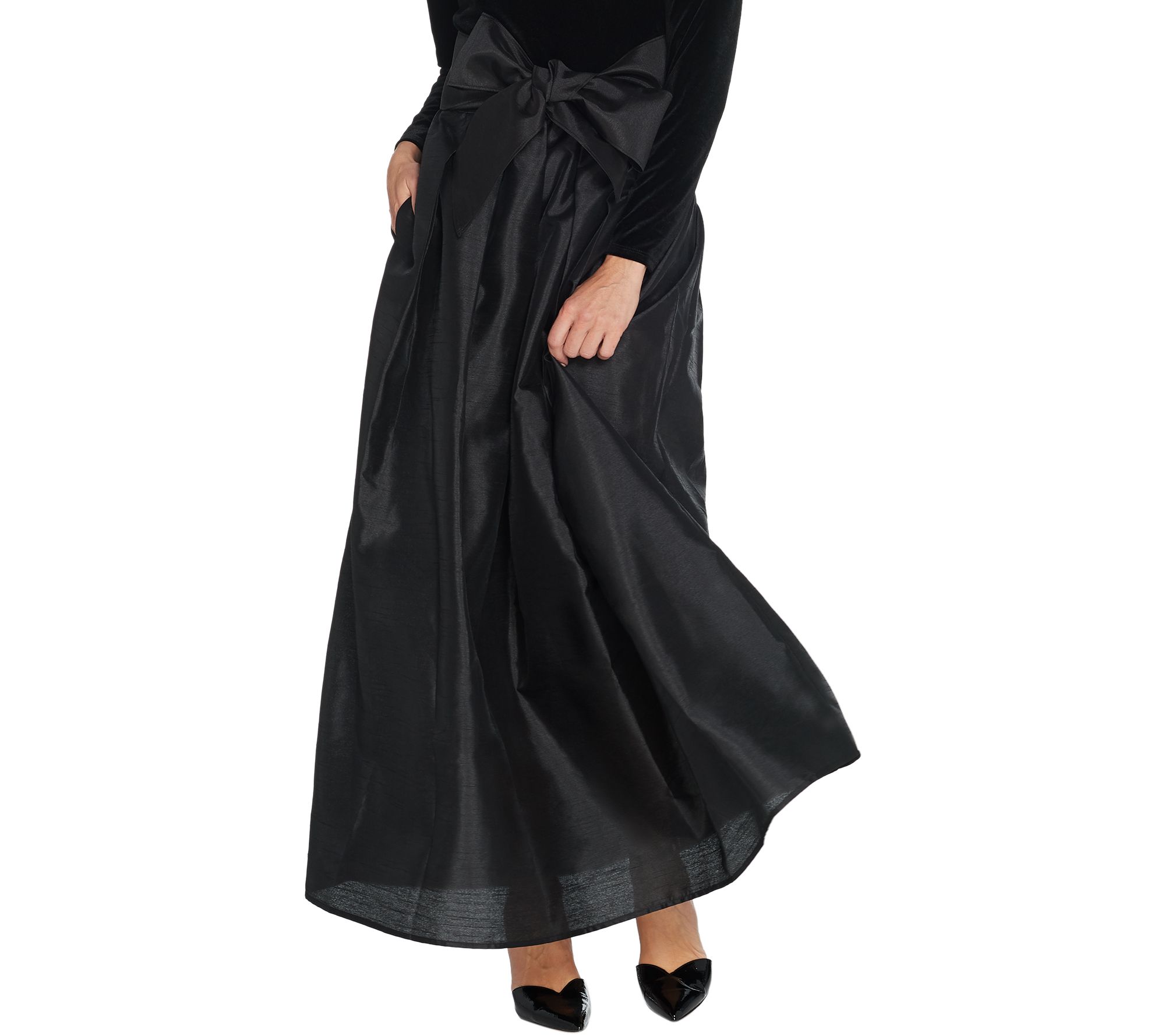 women's maxi skirts qvc