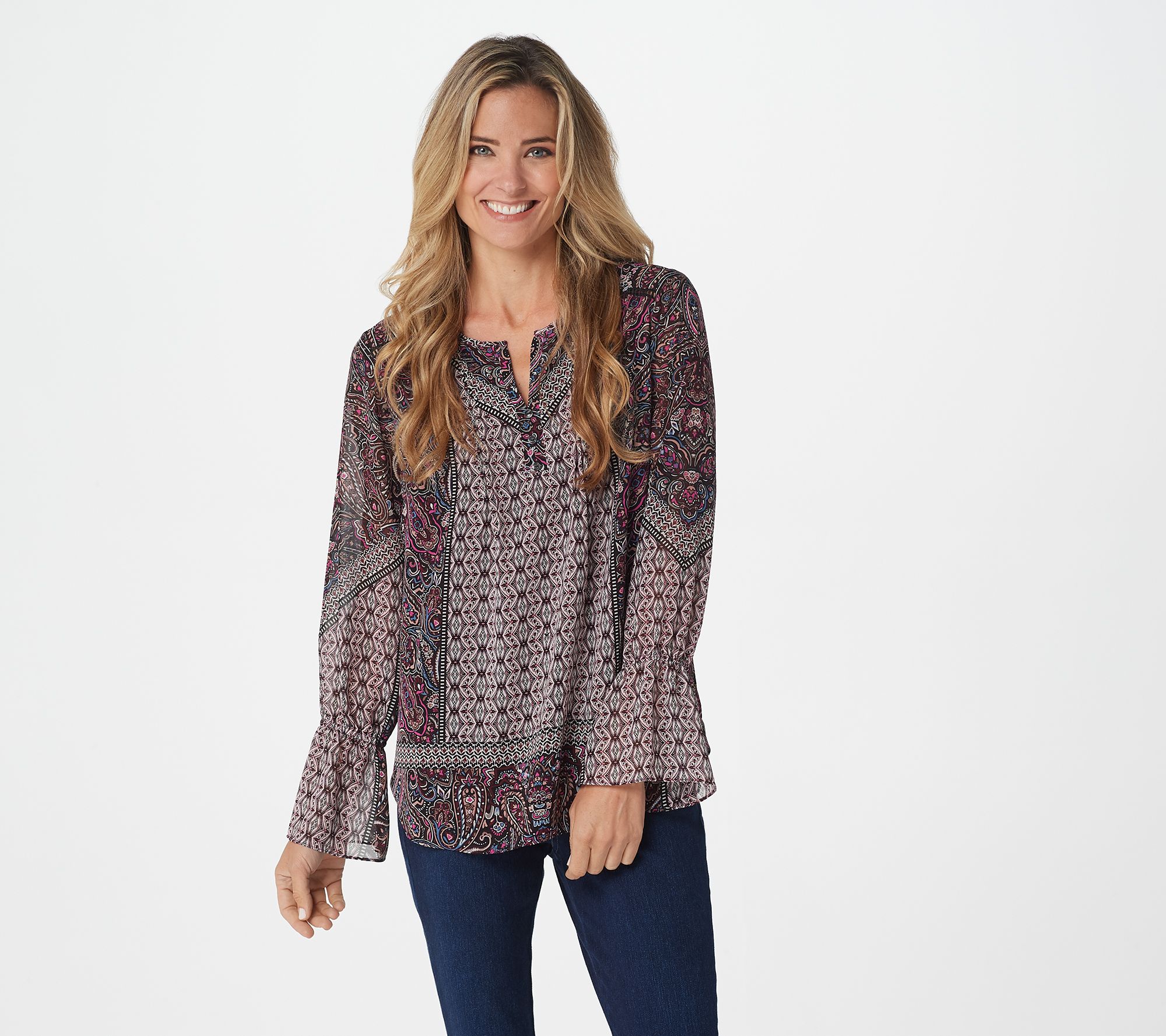 "As Is" Belle by Kim Gravel Modern Mosaic Blouse