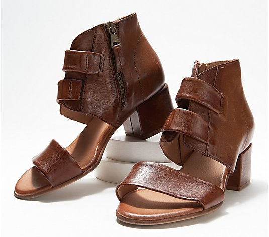 Miz Mooz Leather Heeled Sandals - Brennan