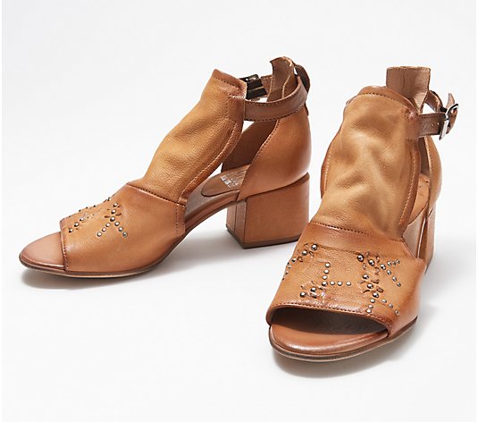 Miz Mooz Leather Heeled Sandals - Bette