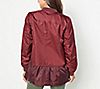 LOGO by Lori Goldstein Bomber Jacket with Tiered Hem, 1 of 2